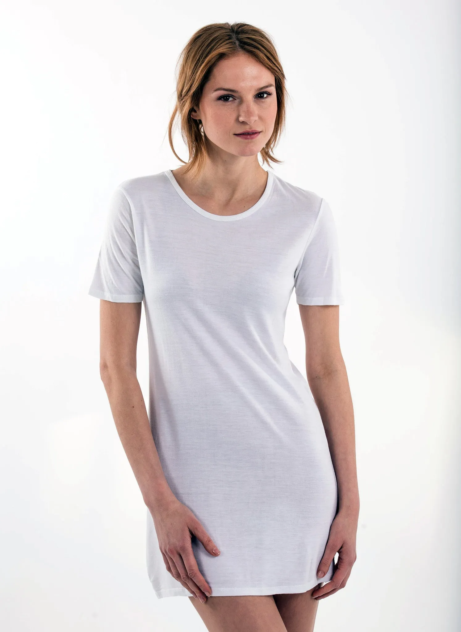 100% Bamboo Women's Short Sleeve Crew Neck