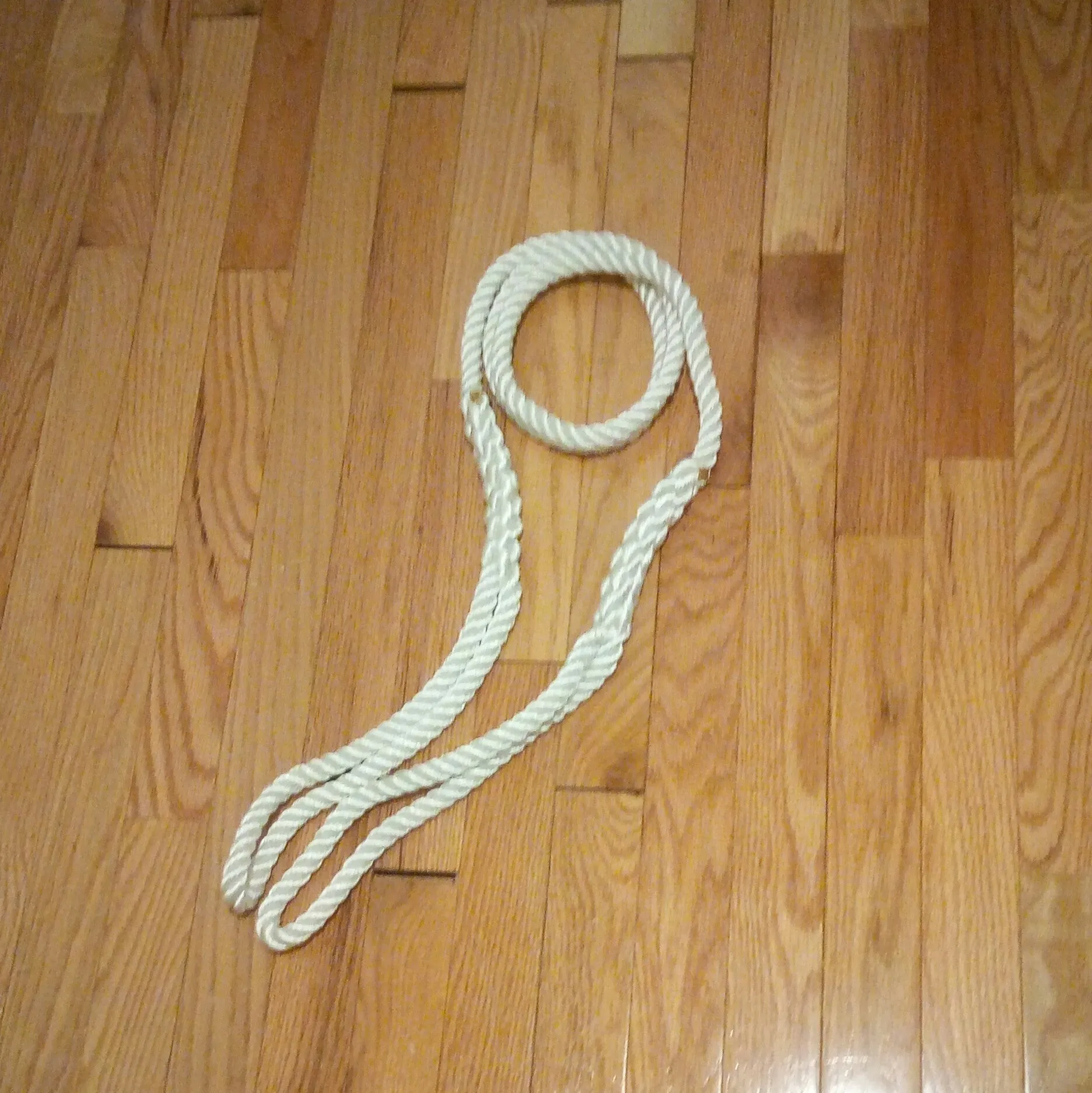 1/2" x 10' Three Strand Mooring Pendant 100% Nylon Rope with Soft eyes on both end.