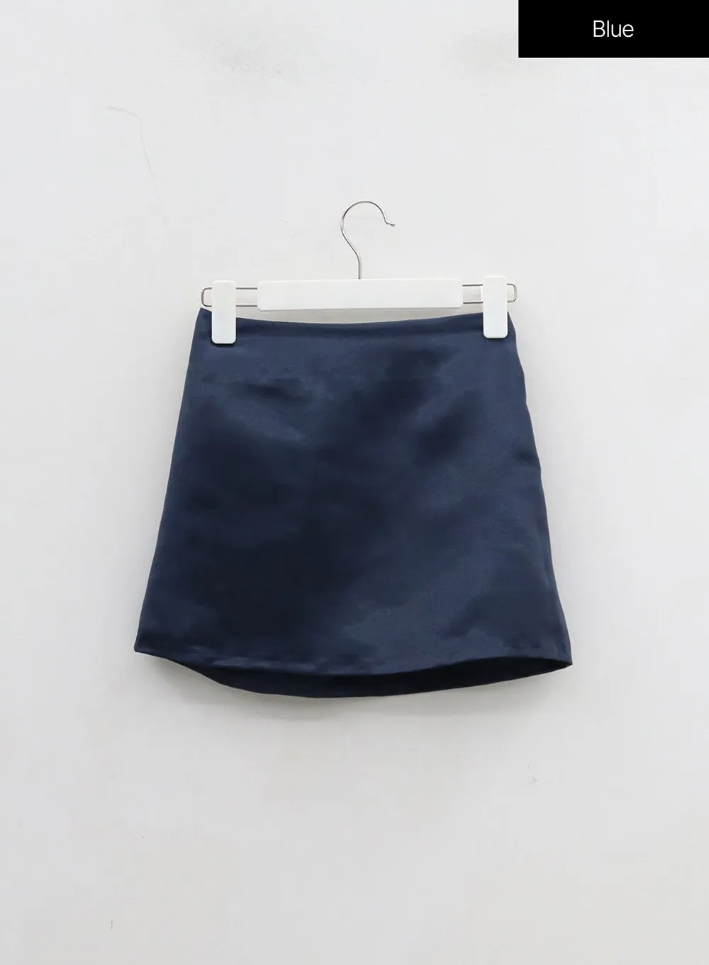 A-Line Satin Mini Skirt BJ310