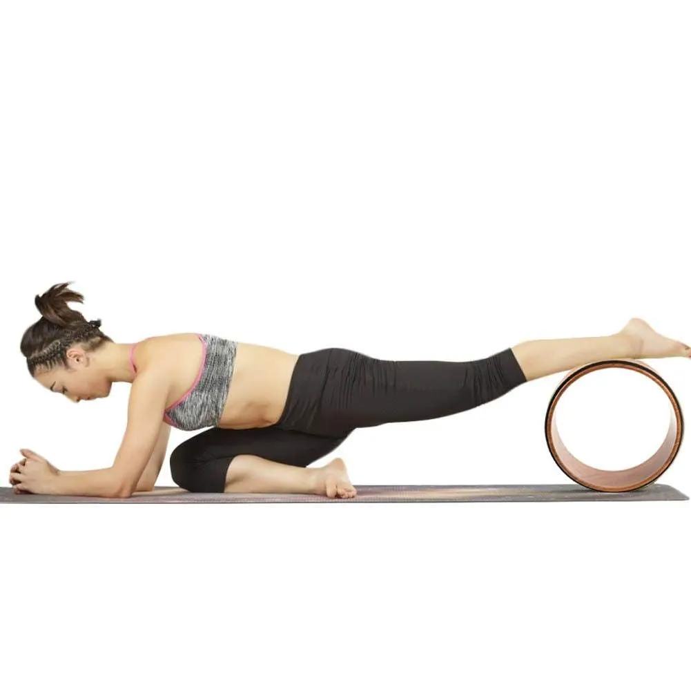 Anti-Microbial Cork Yoga Pilates Wheel - Stretch Roller