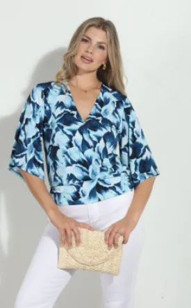 Banded Kimono Top