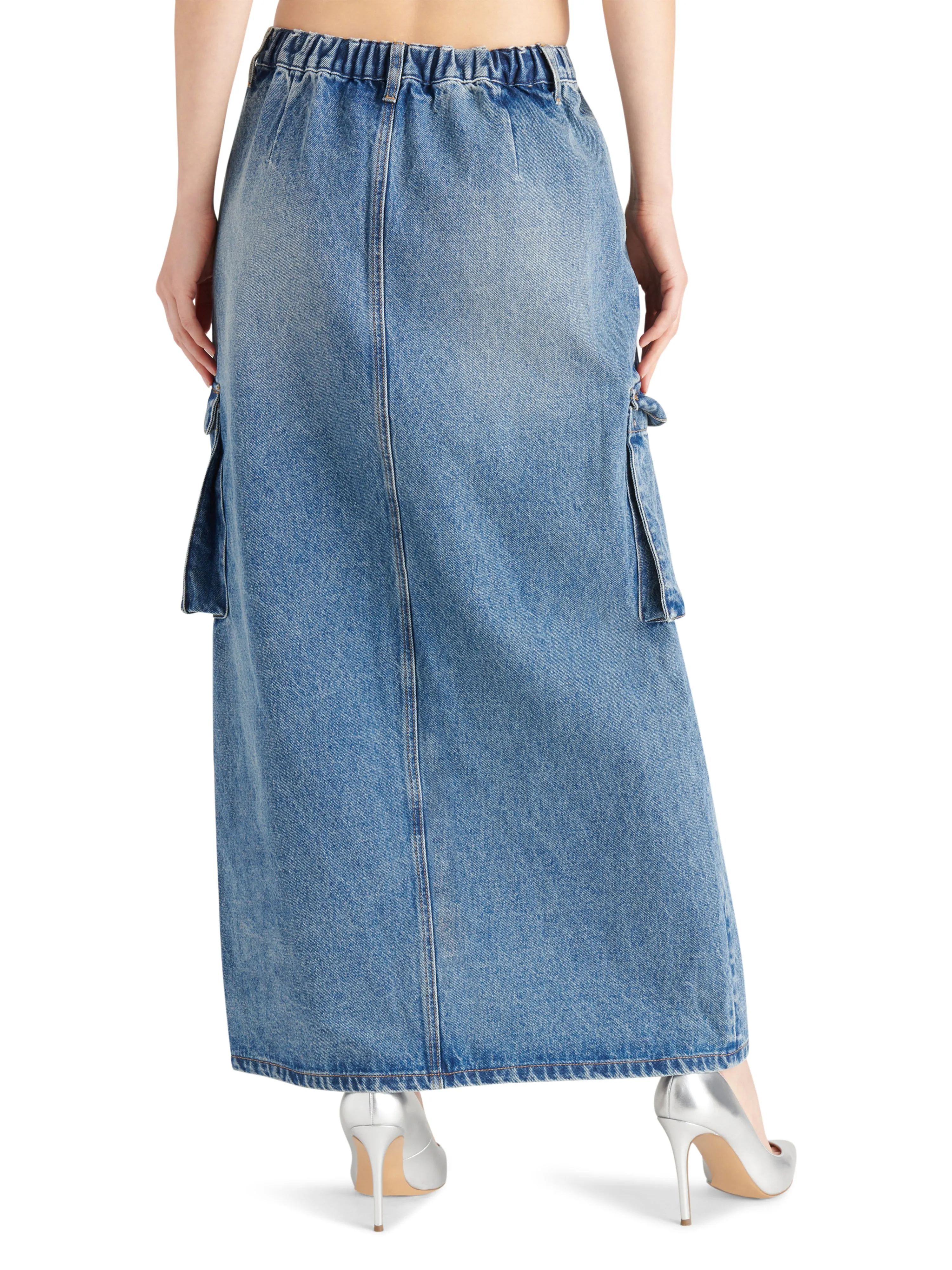 BENSON SKIRT BLUE DENIM