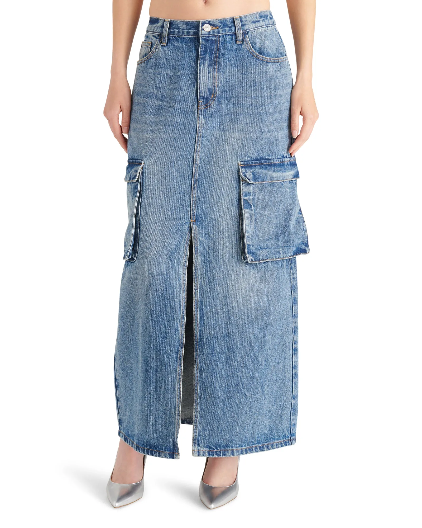 BENSON SKIRT BLUE DENIM