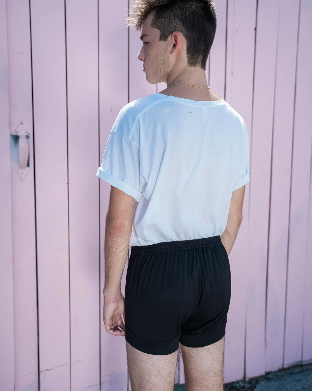 BLACK BAMBOO PUNE SHORTS