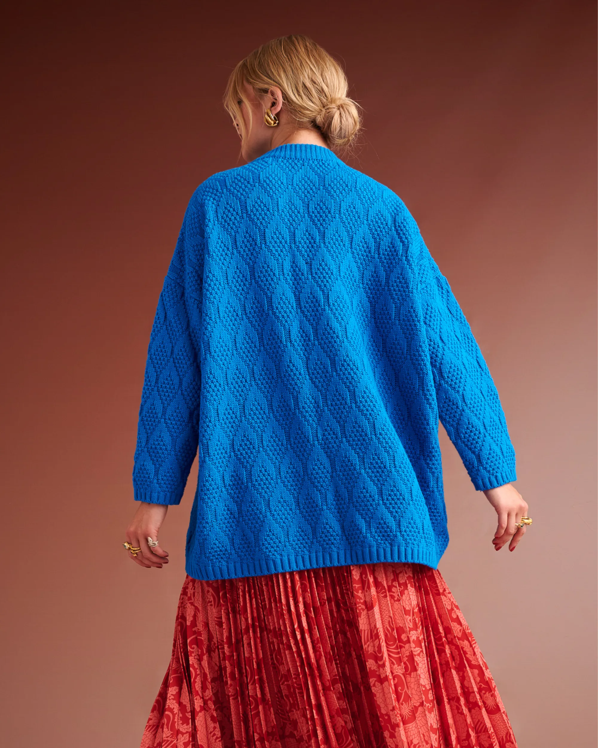 Brody Knit Sweater | Turquoise