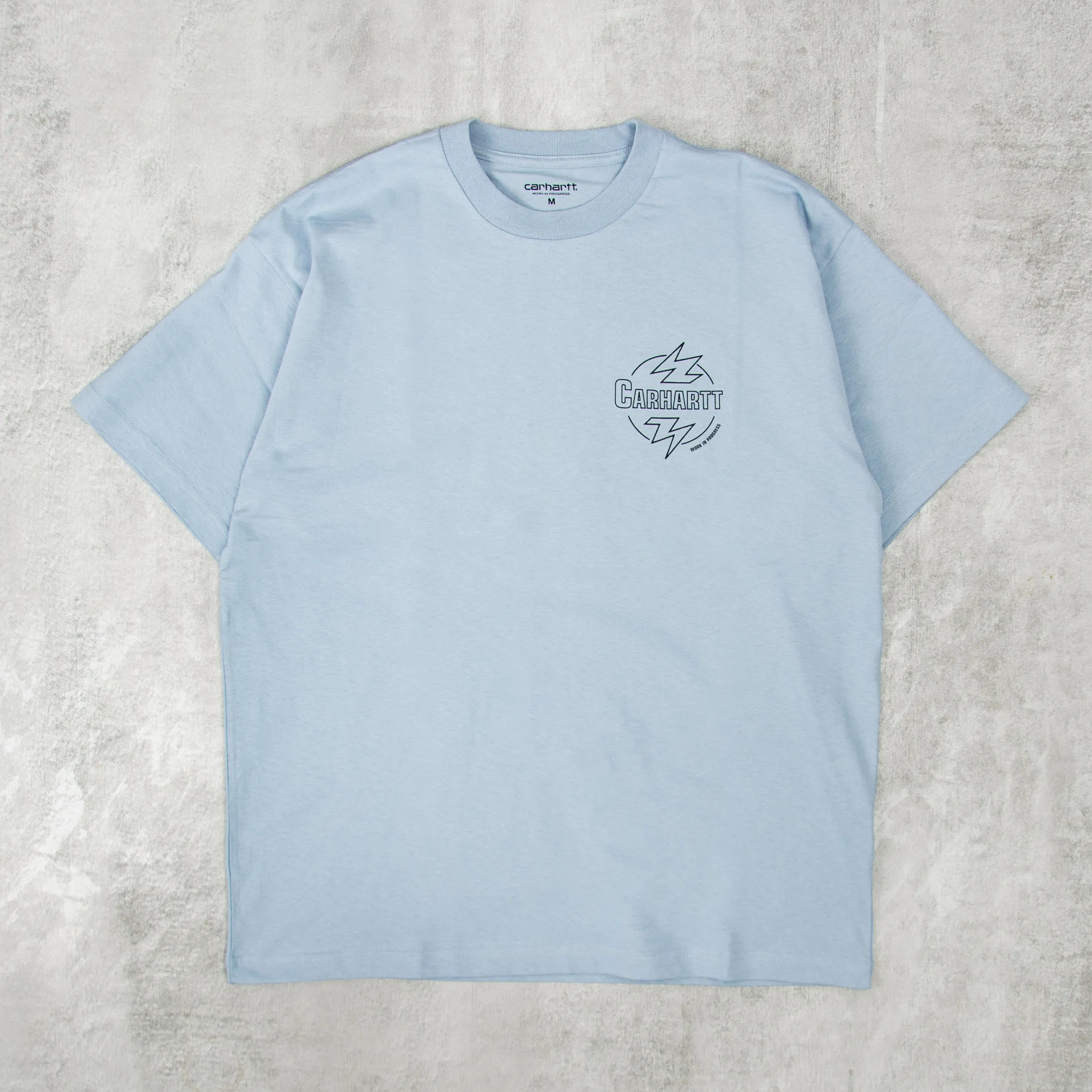 Carhartt WIP Ablaze Tee - Misty Sky / Black