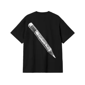 Carhartt WIP Pencil T-Shirt - Black/White