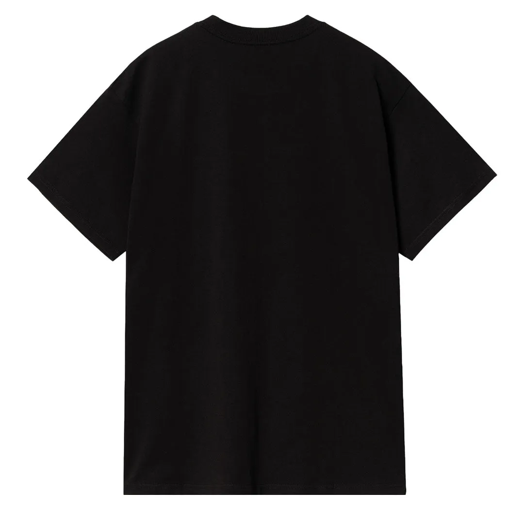 Carhartt WIP Script Embroidery T-Shirt Black / White