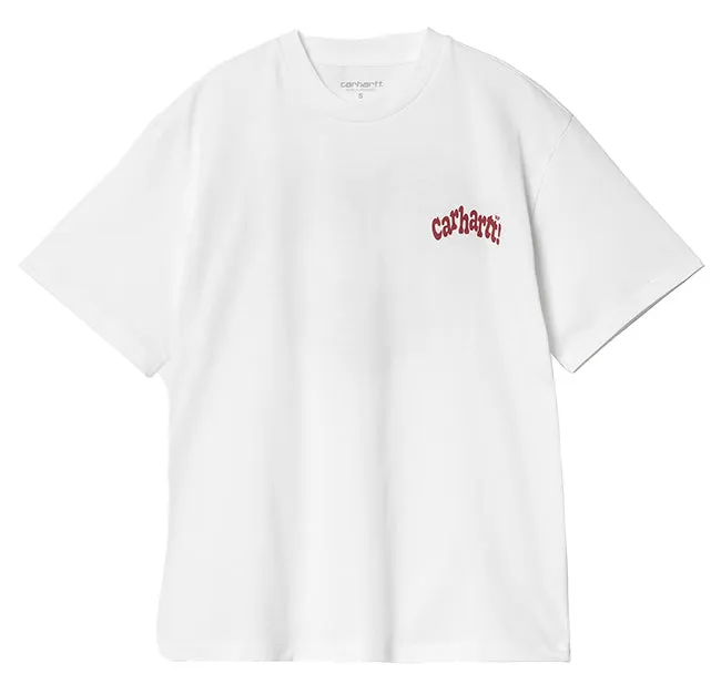 Carhartt WIP Womens S/S Amour T Shirt White Tuscany