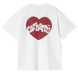 Carhartt WIP Womens S/S Amour T Shirt White Tuscany