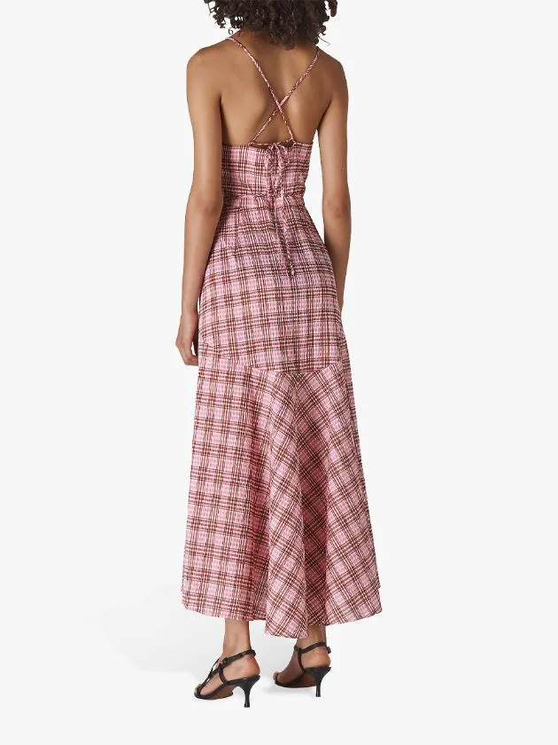 Check Maxi Dress