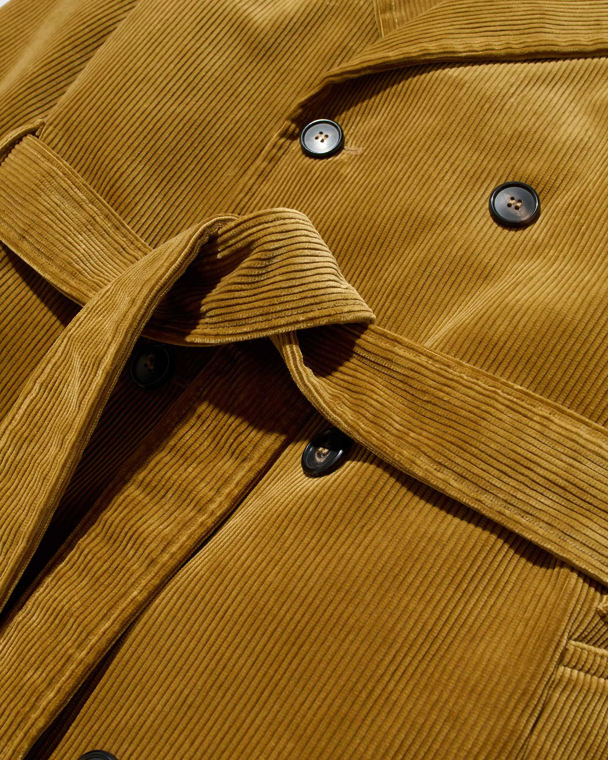 Corduroy Trench Coat