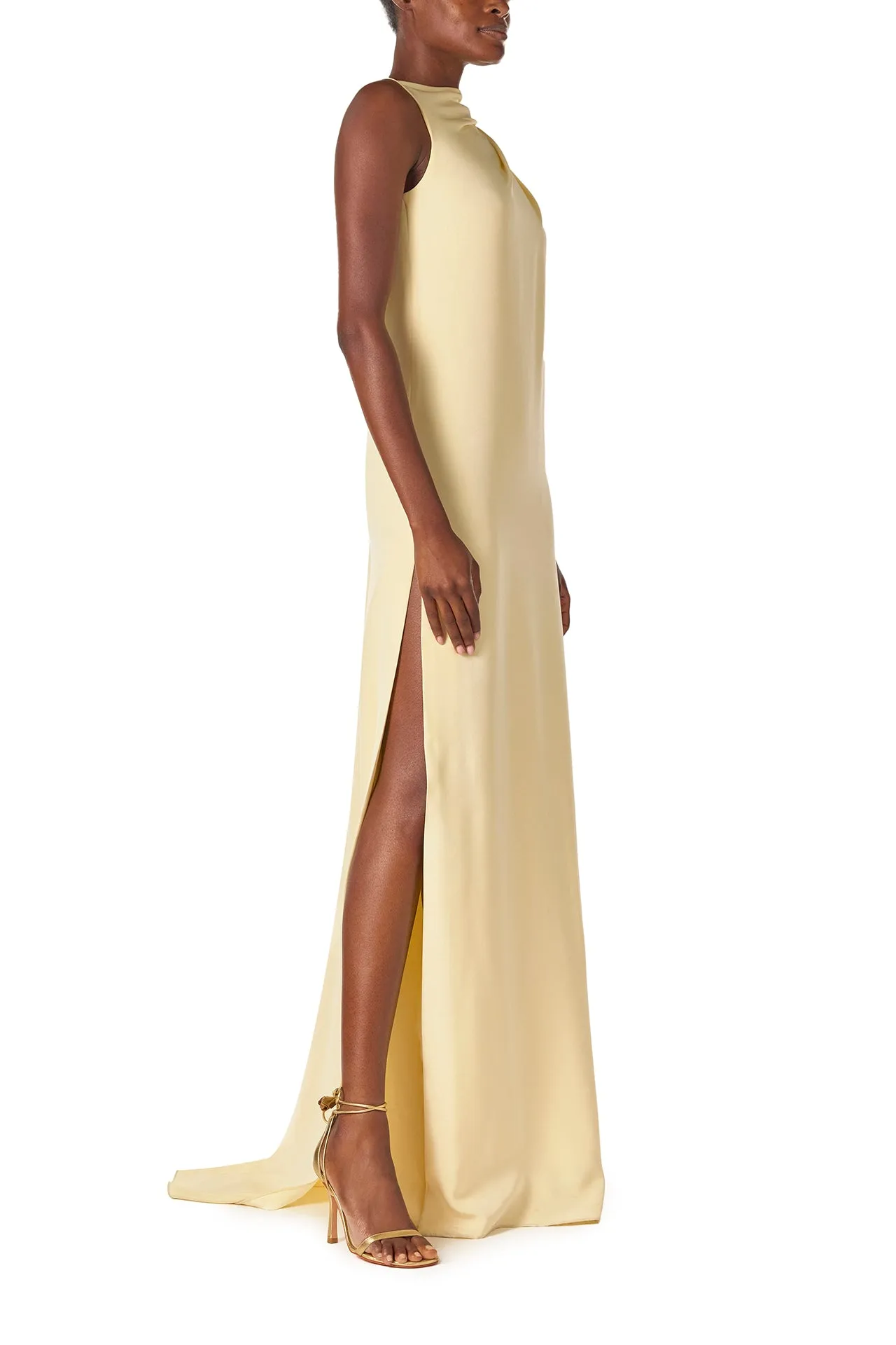 Draped Caftan Gown