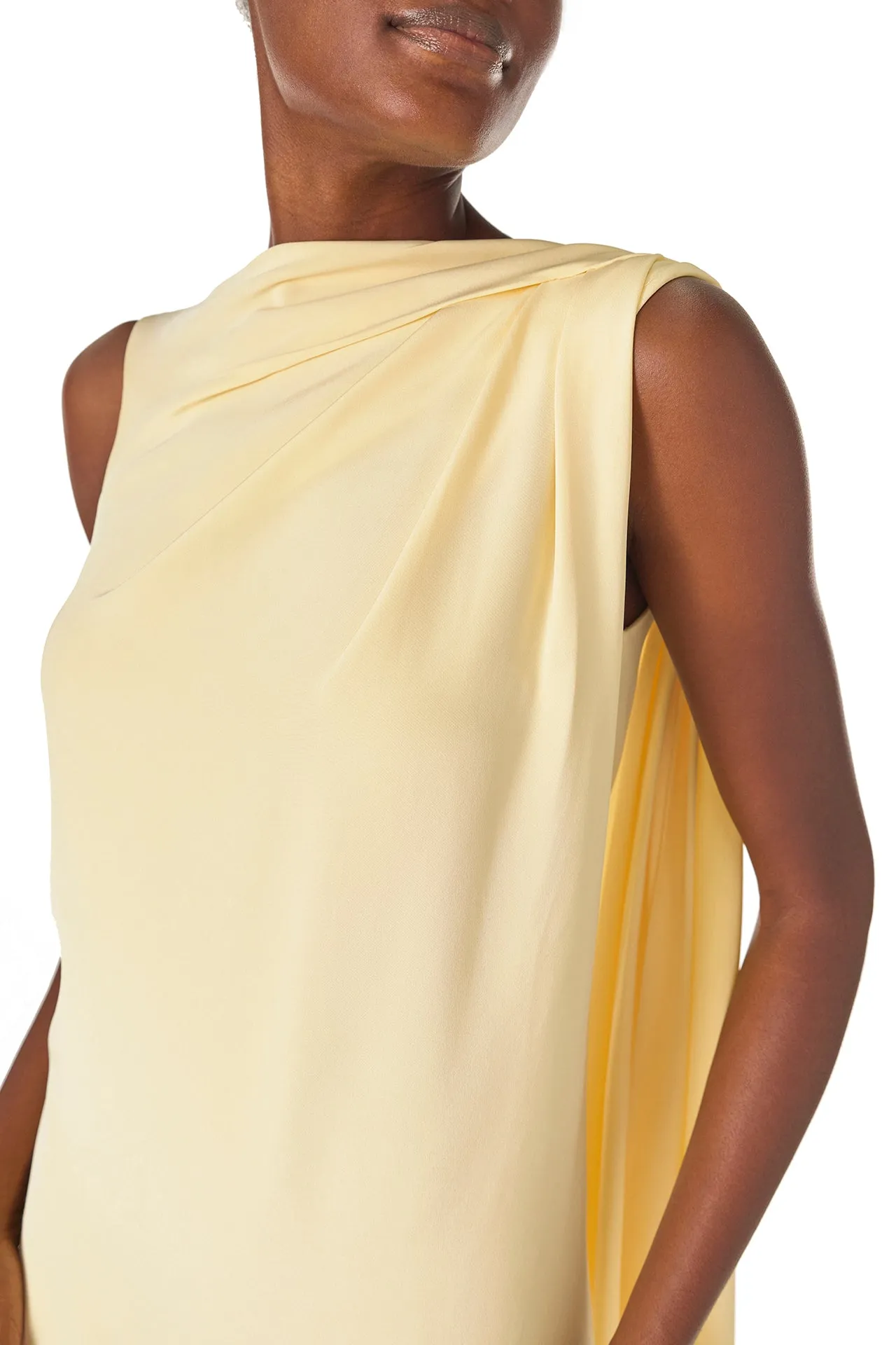 Draped Caftan Gown