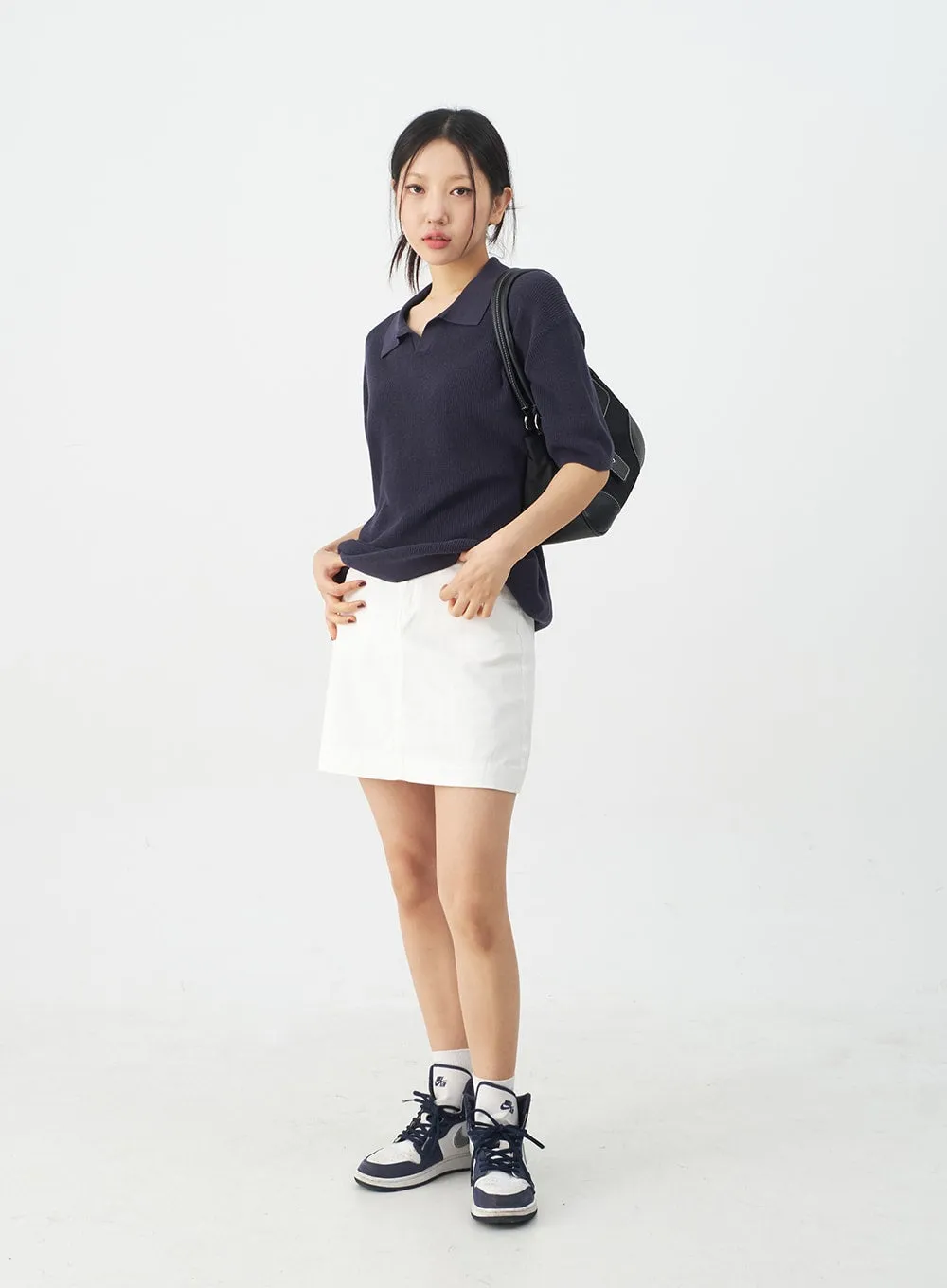 Everyday A Line Cotton Skirt CJ10