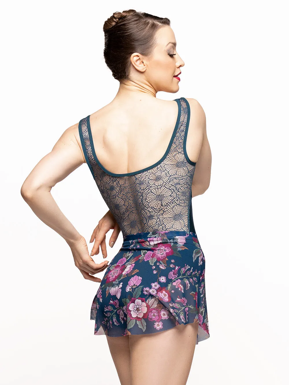 Fabiola Deep Sea Lace Leotard RTW