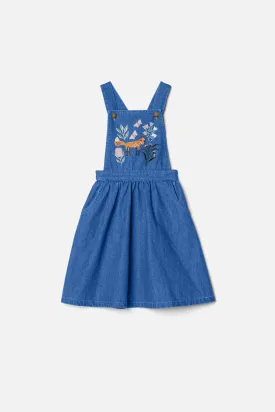 Foxy Garden Kids Emb Pinafore