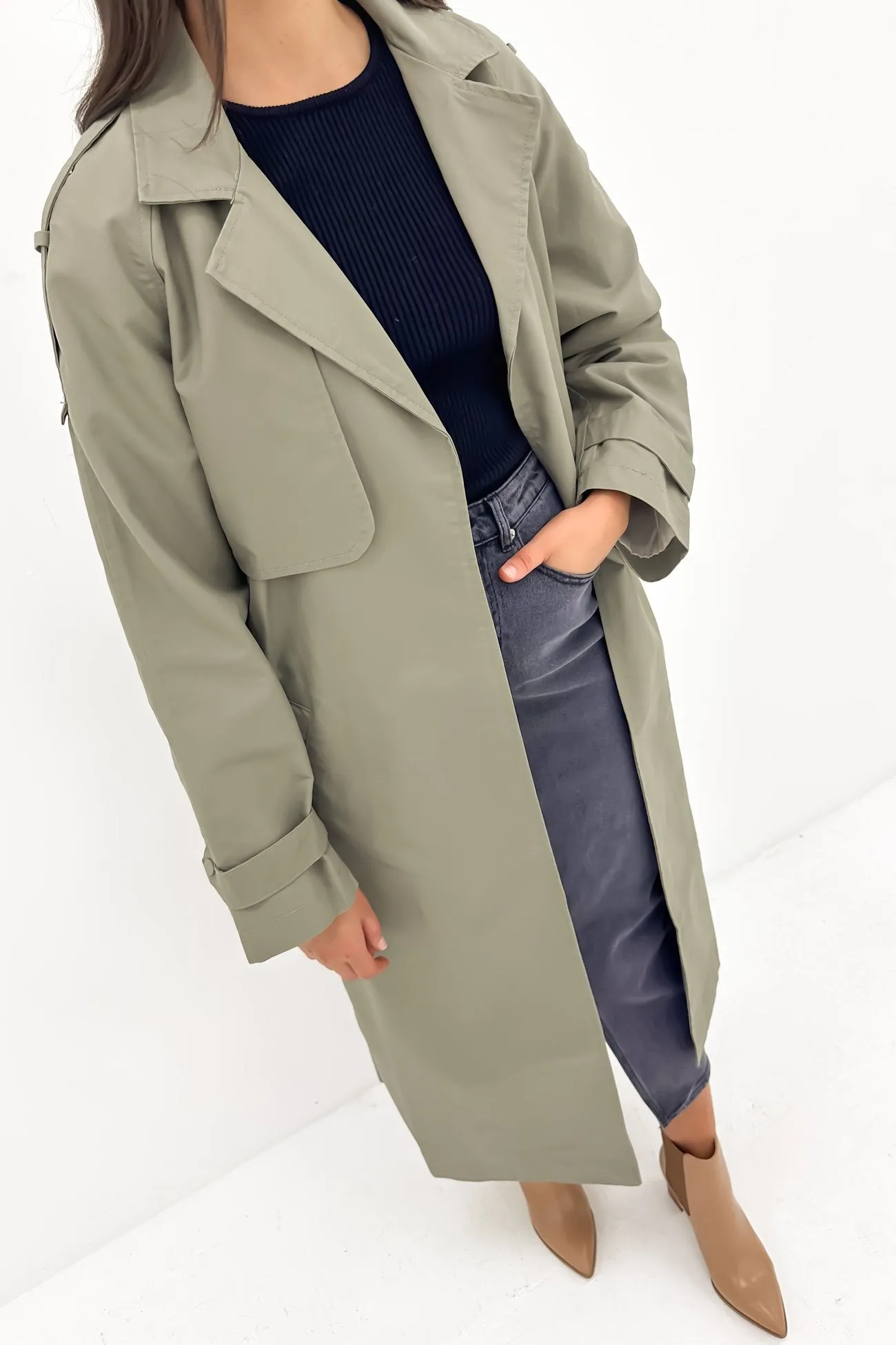 Frieda Trench Pewter