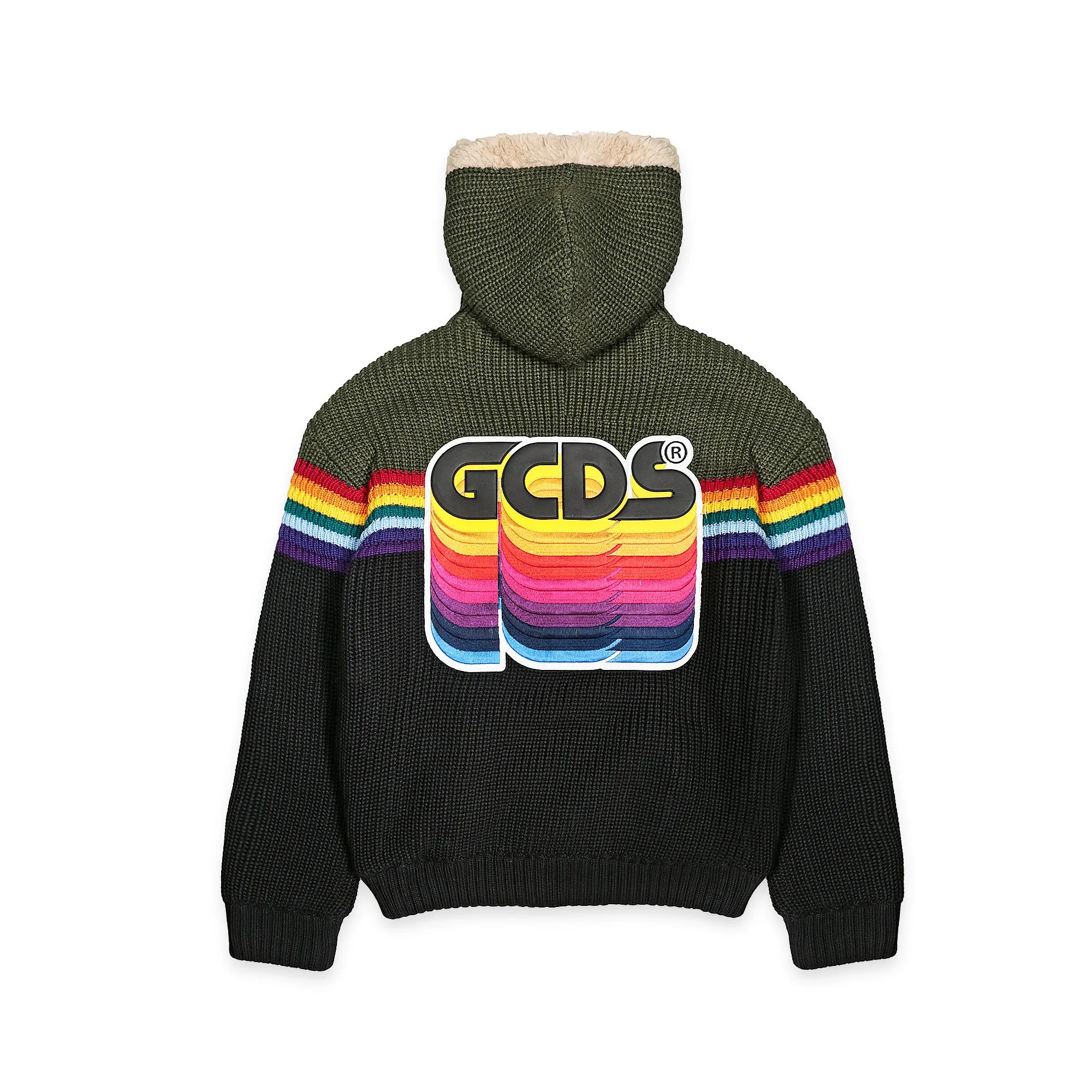 GCDS Womens Rainbow Sweater