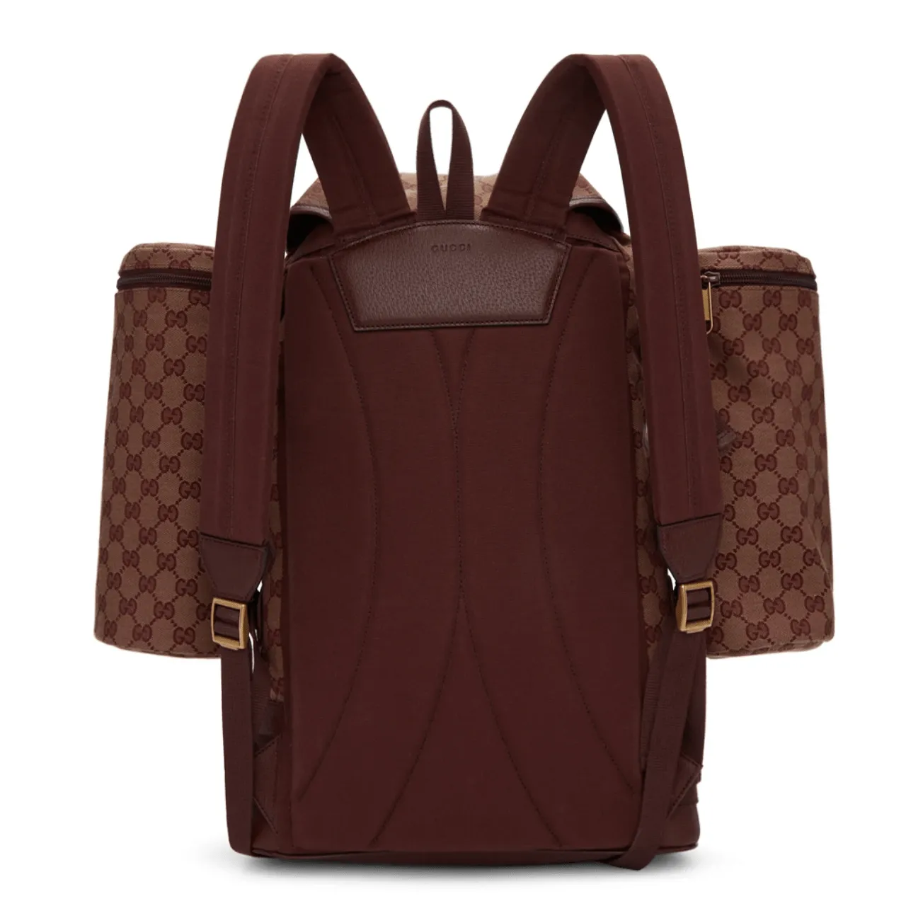 Gucci Alpine Trekking Backpack Beige Bordeaux