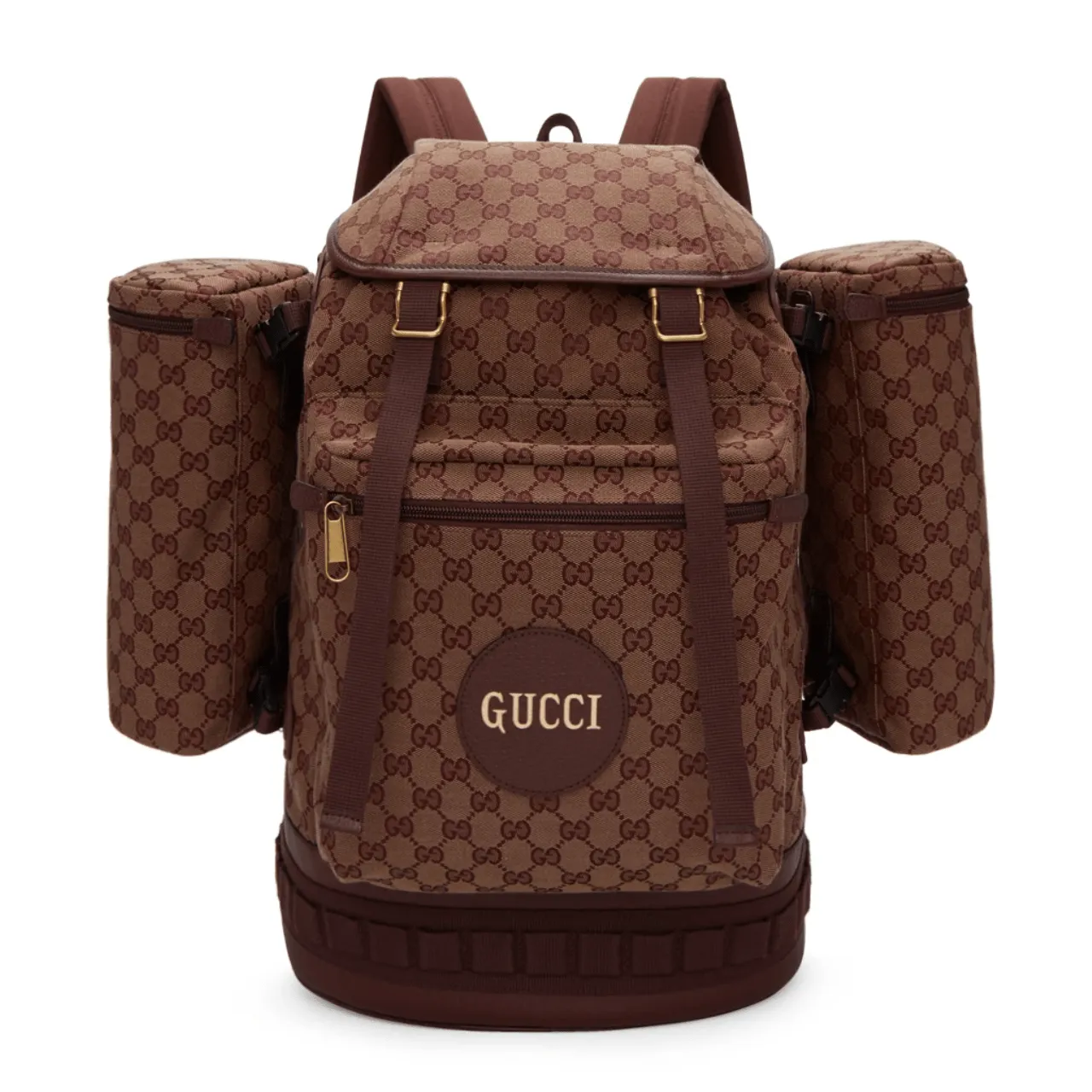 Gucci Alpine Trekking Backpack Beige Bordeaux