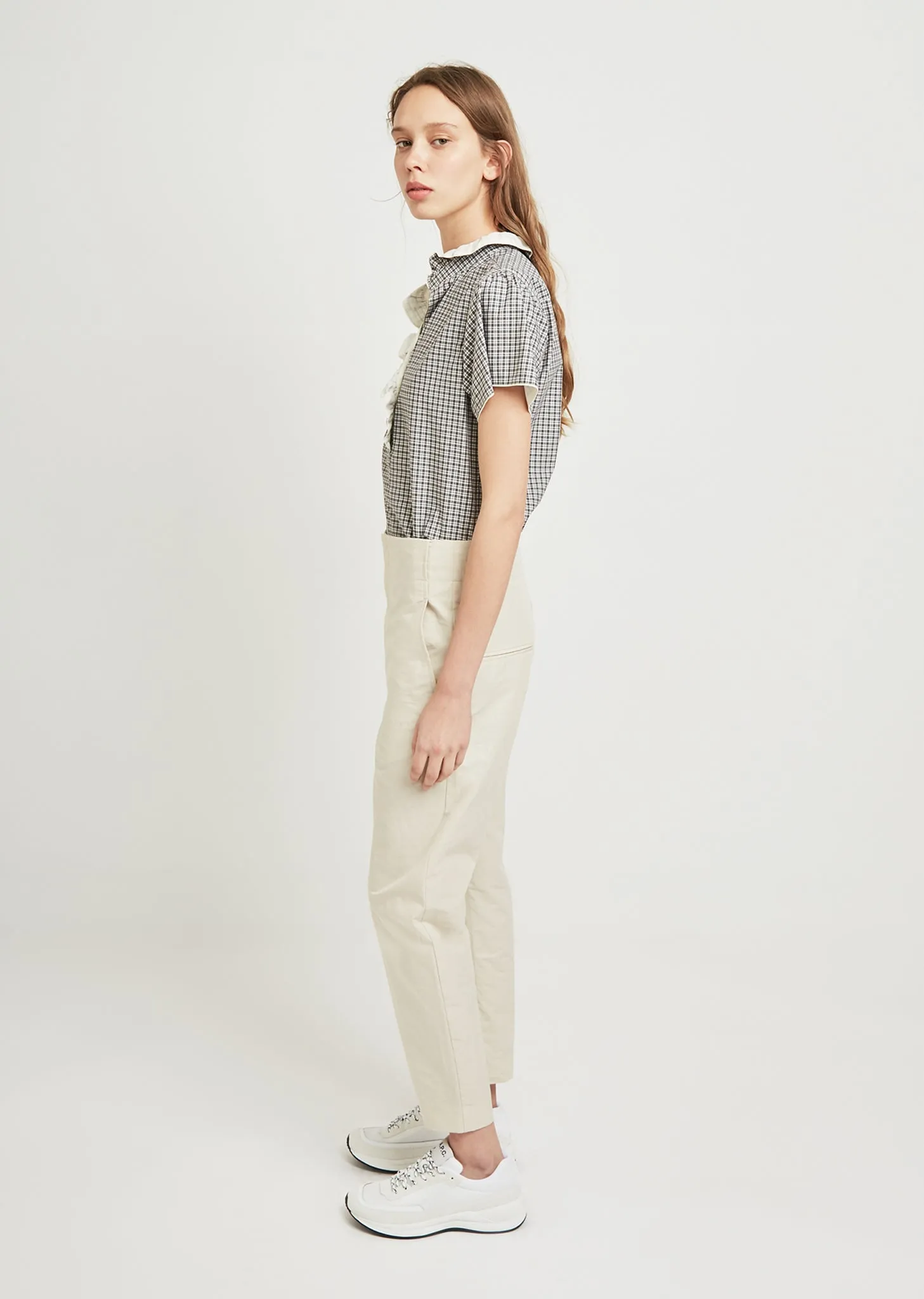 Haloah Coated Linen Trousers