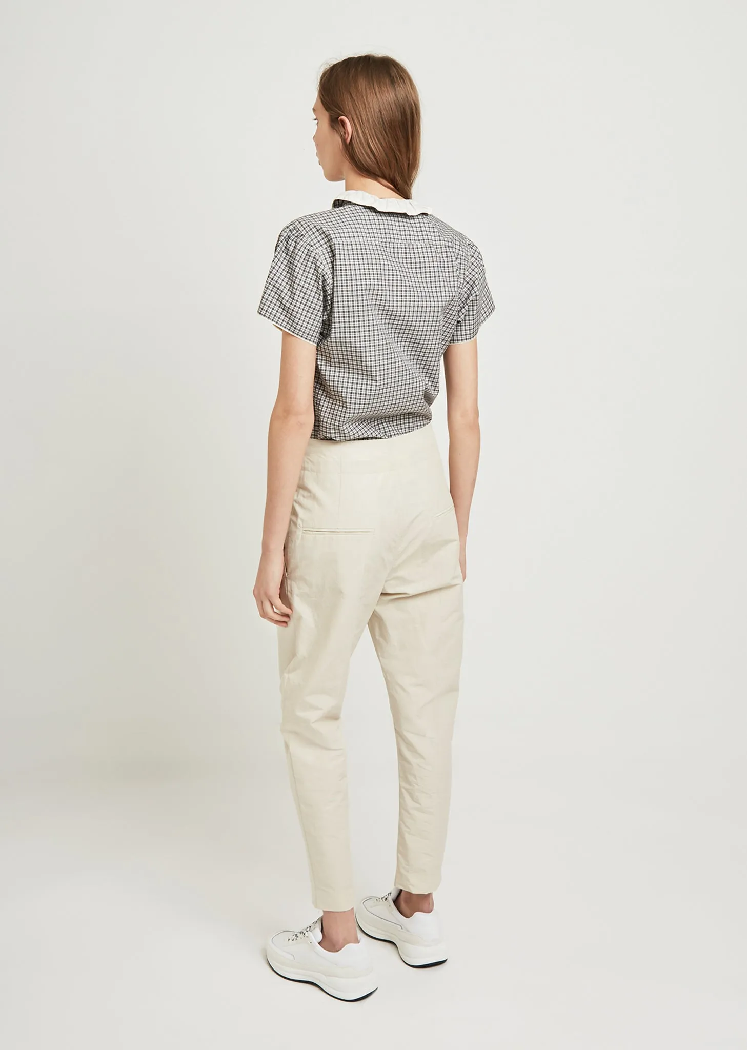 Haloah Coated Linen Trousers