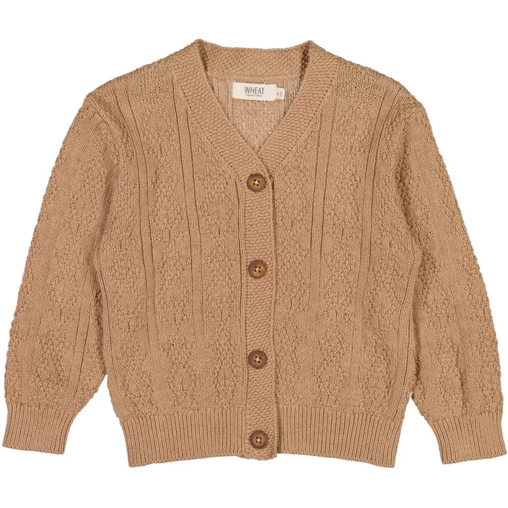 Knit Cardigan Perle - affogato