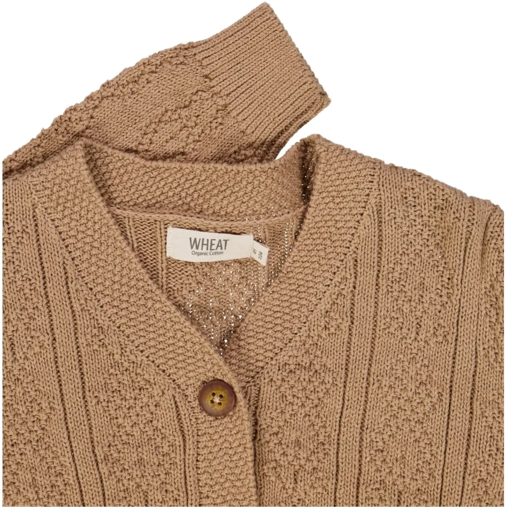 Knit Cardigan Perle - affogato