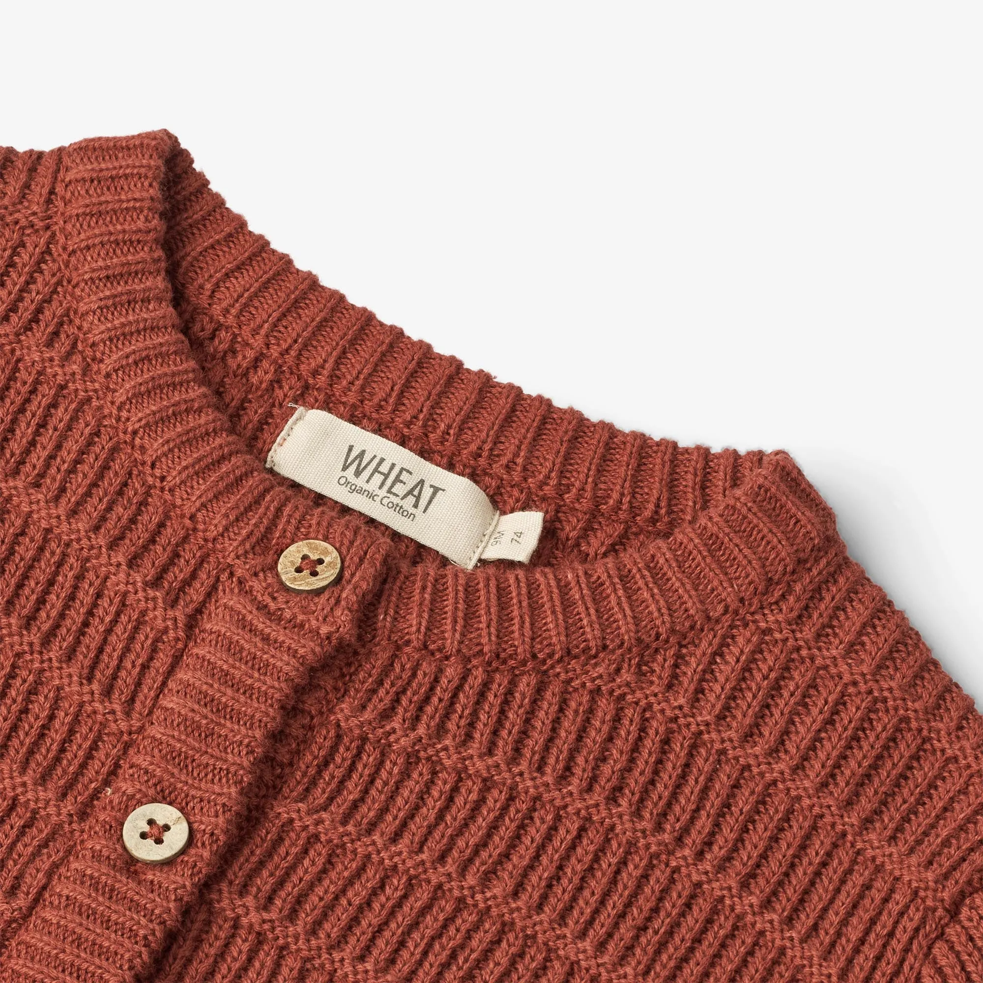 Knit Cardigan Villy | Baby - red