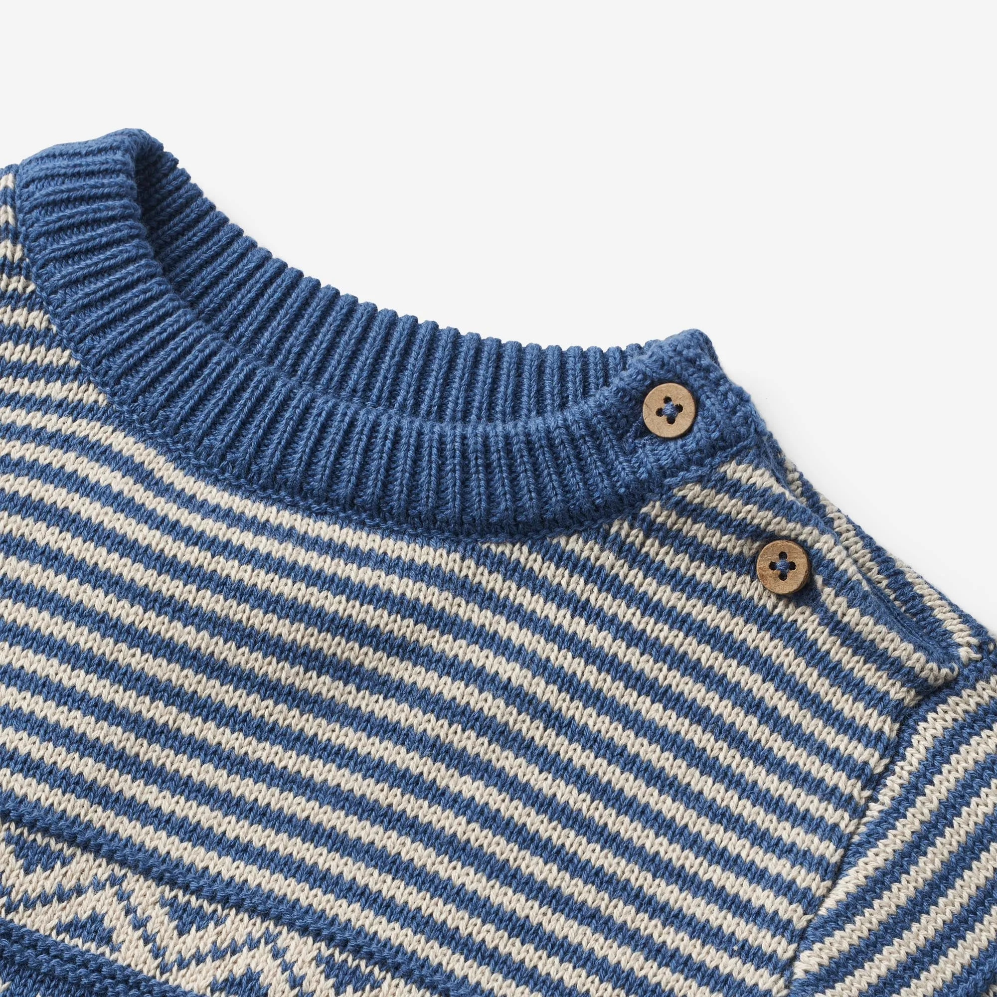 Knit Pullover Janus | Baby - deep ocean