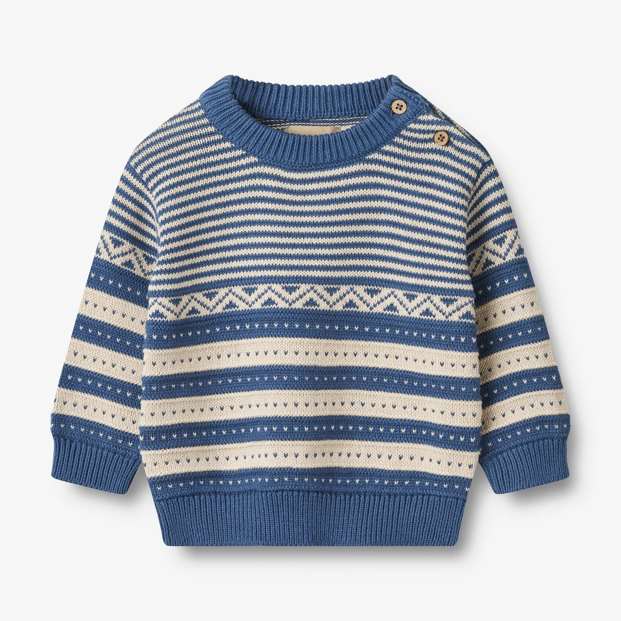 Knit Pullover Janus | Baby - deep ocean