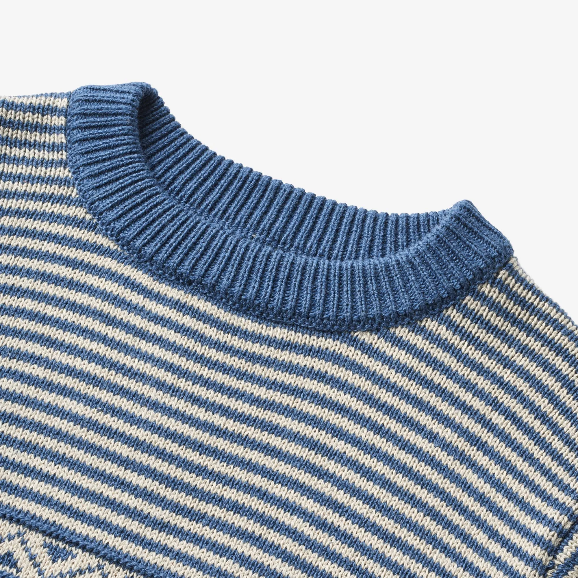 Knit Pullover Janus - deep ocean