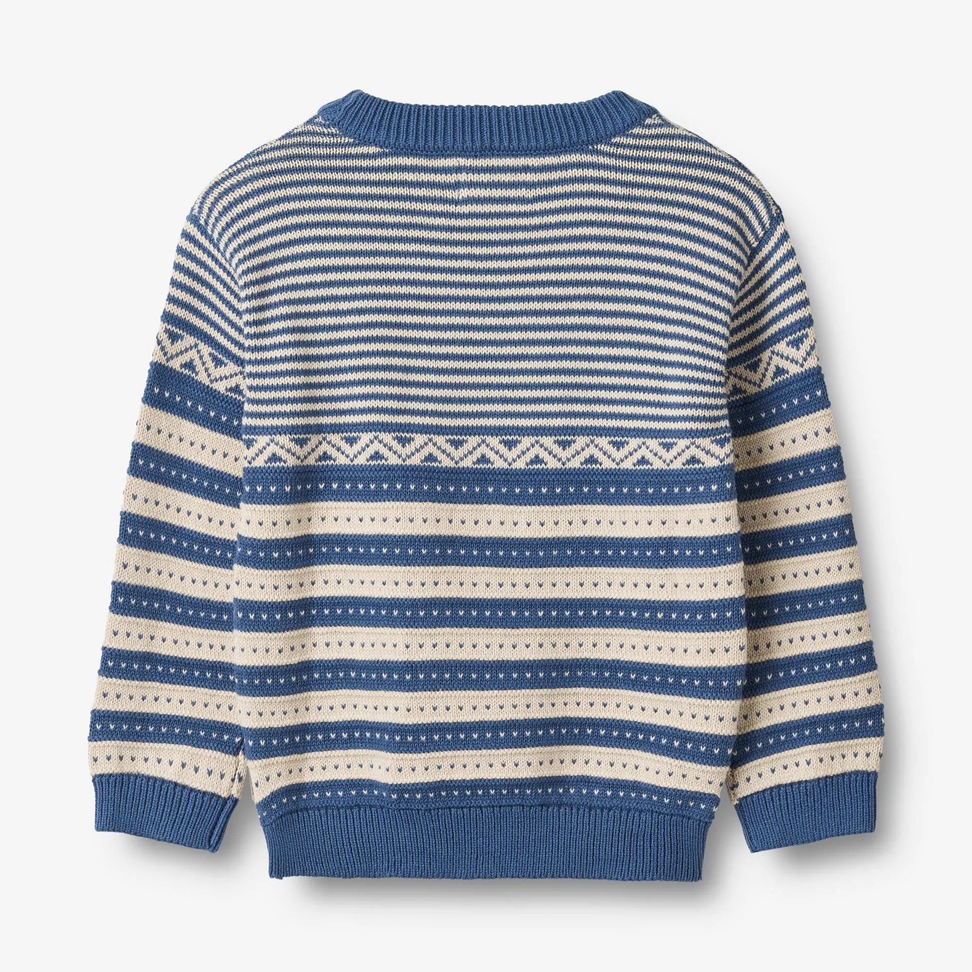 Knit Pullover Janus - deep ocean