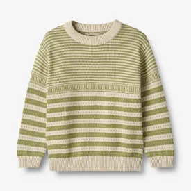 Knit Pullover Janus - sage