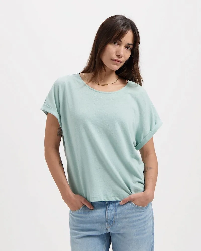 KUYICHI Bella t-shirt soft petrol women