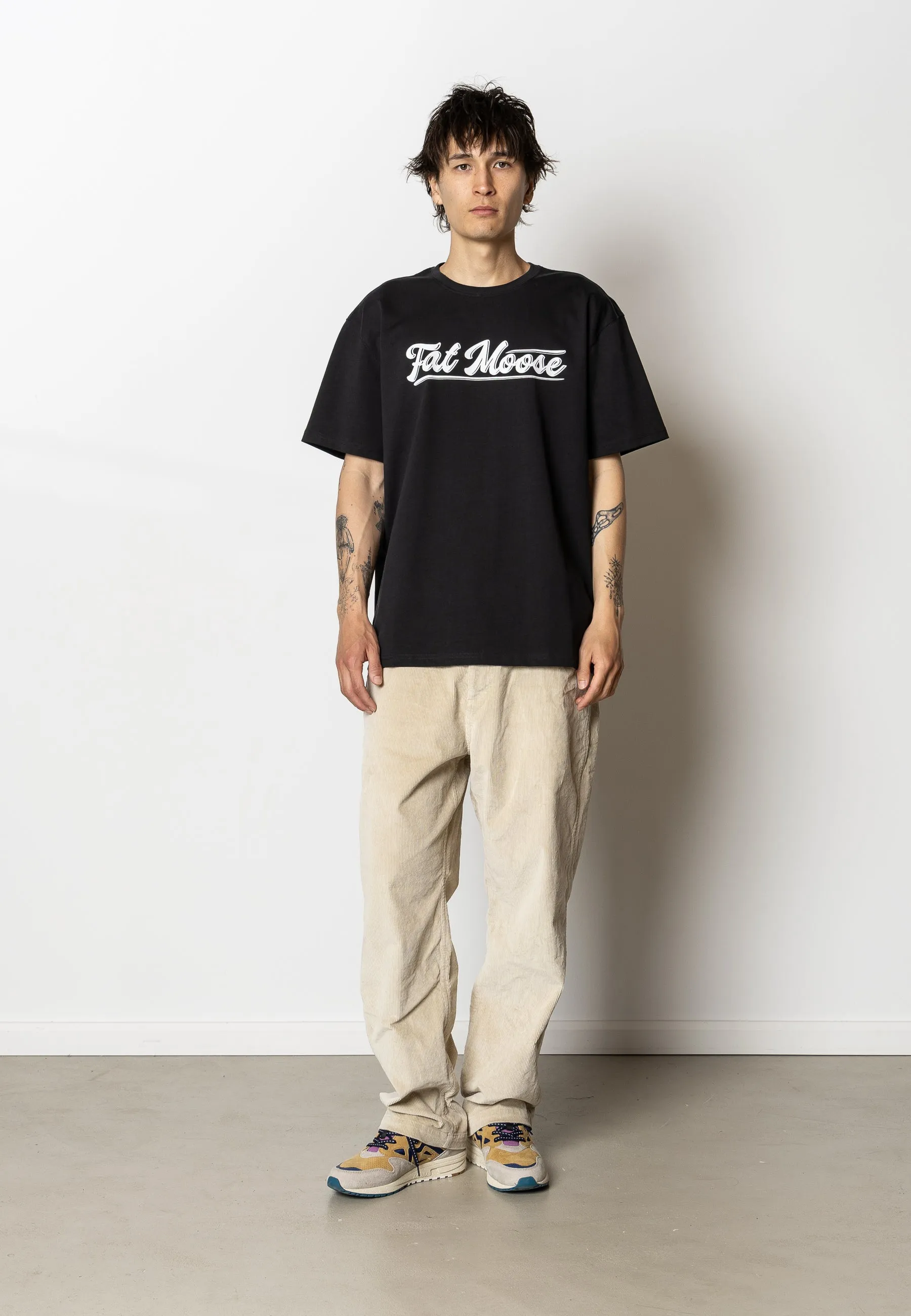 LANE PRINTED T-SHIRT - Black