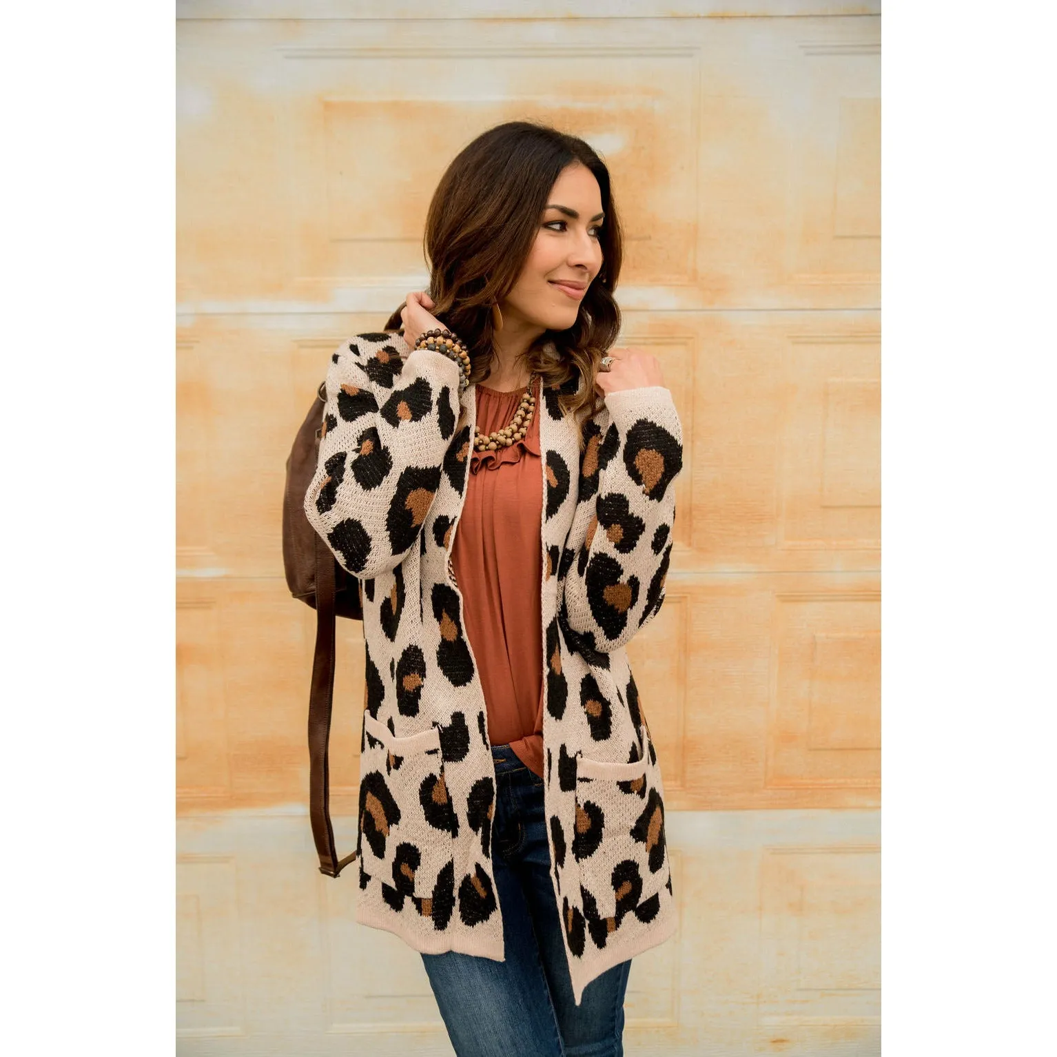 Leopard Pocket Cardigan