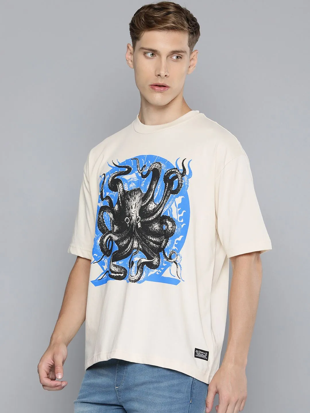 Men's Graphic Print Loose Fit T-shirt