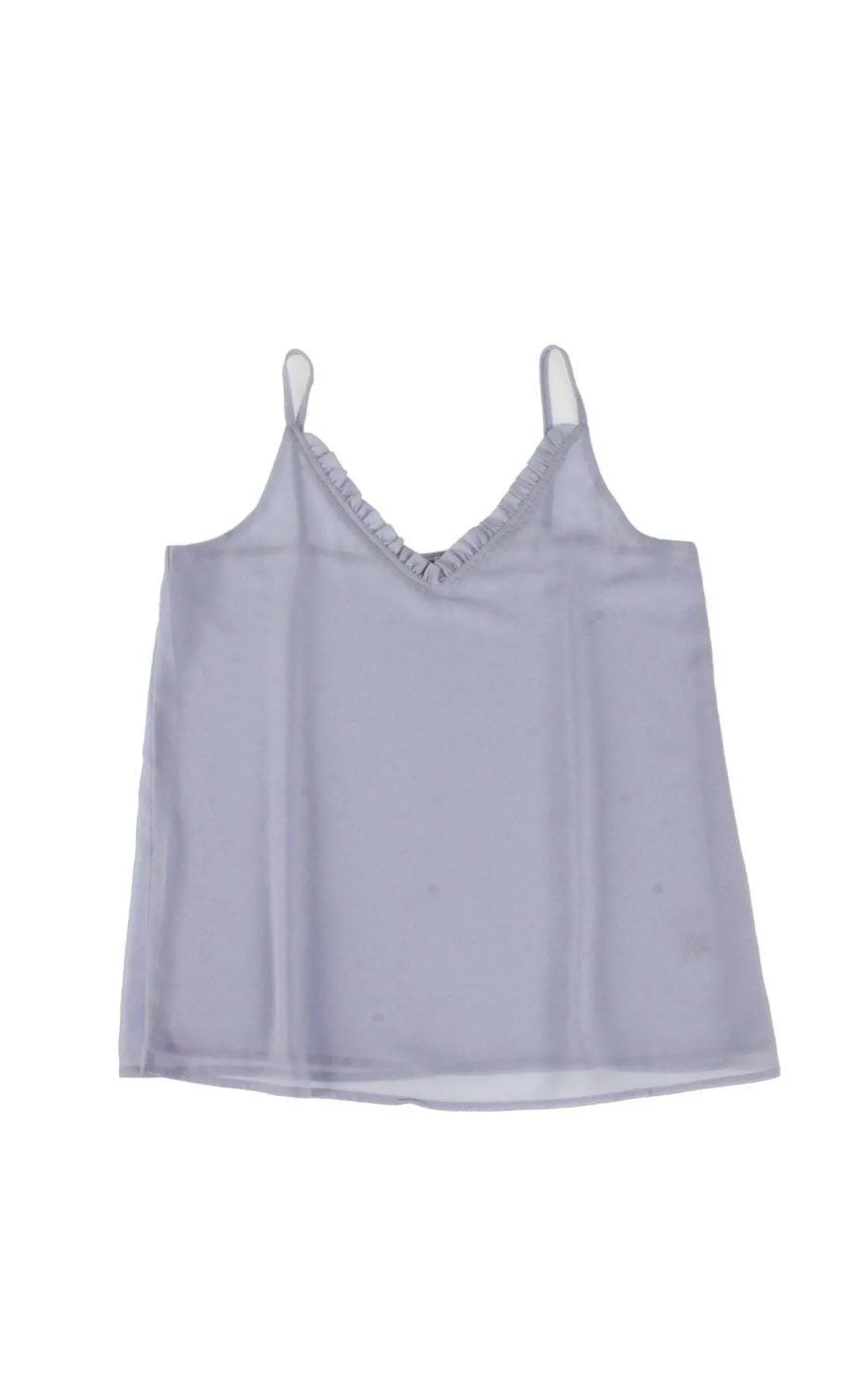 Ruffle V Neck Strappy Floaty Cami Vest Top