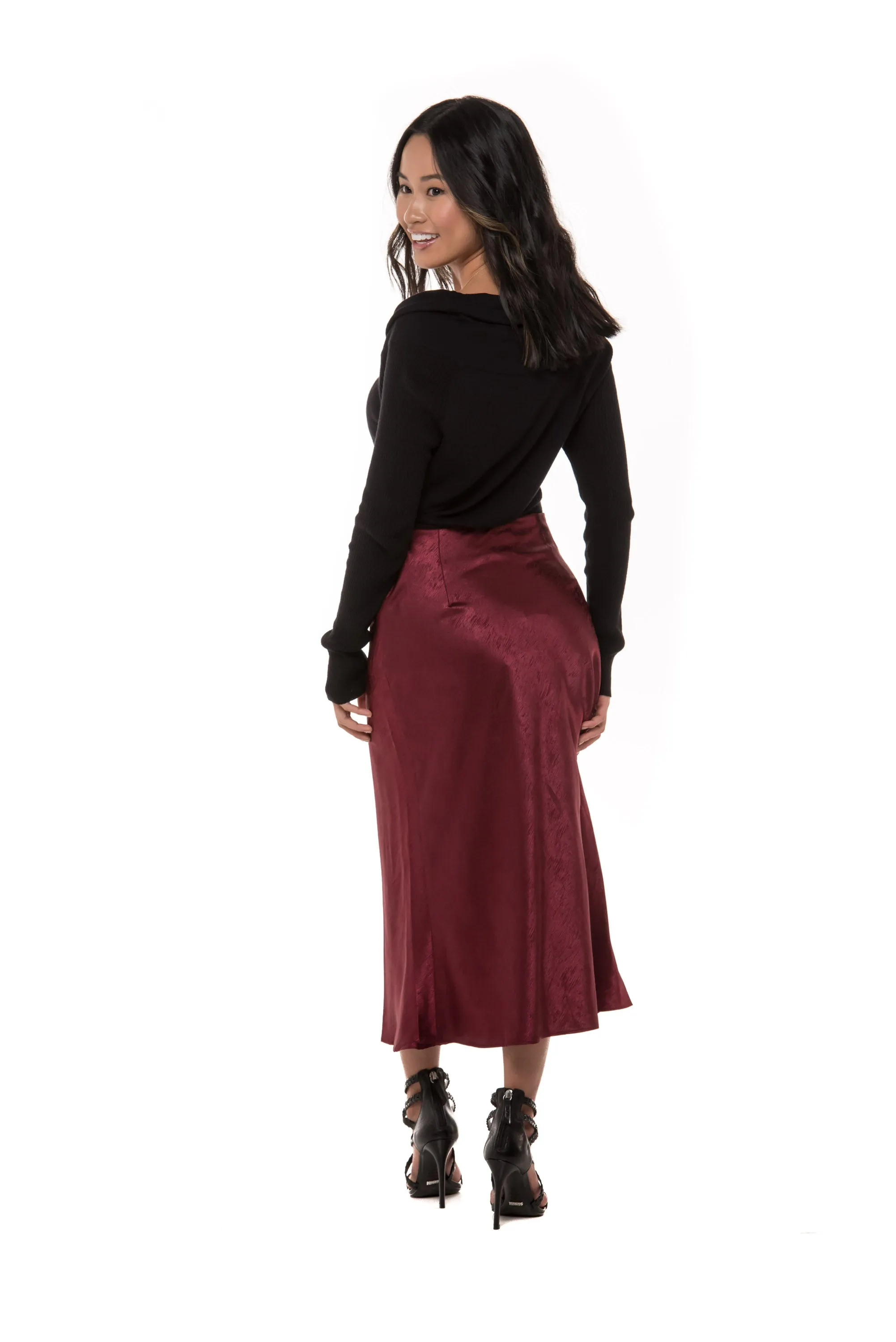 Serina Satin Skirt