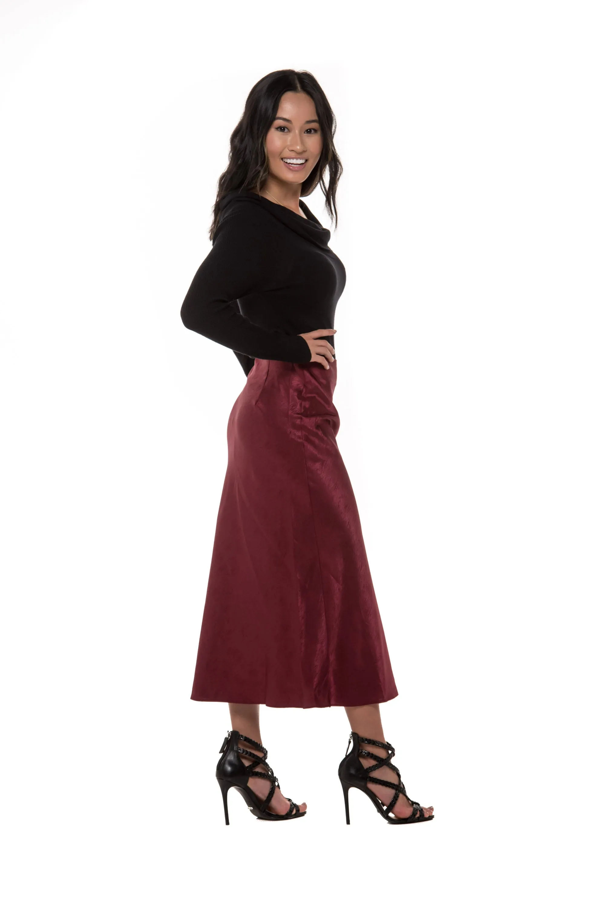 Serina Satin Skirt