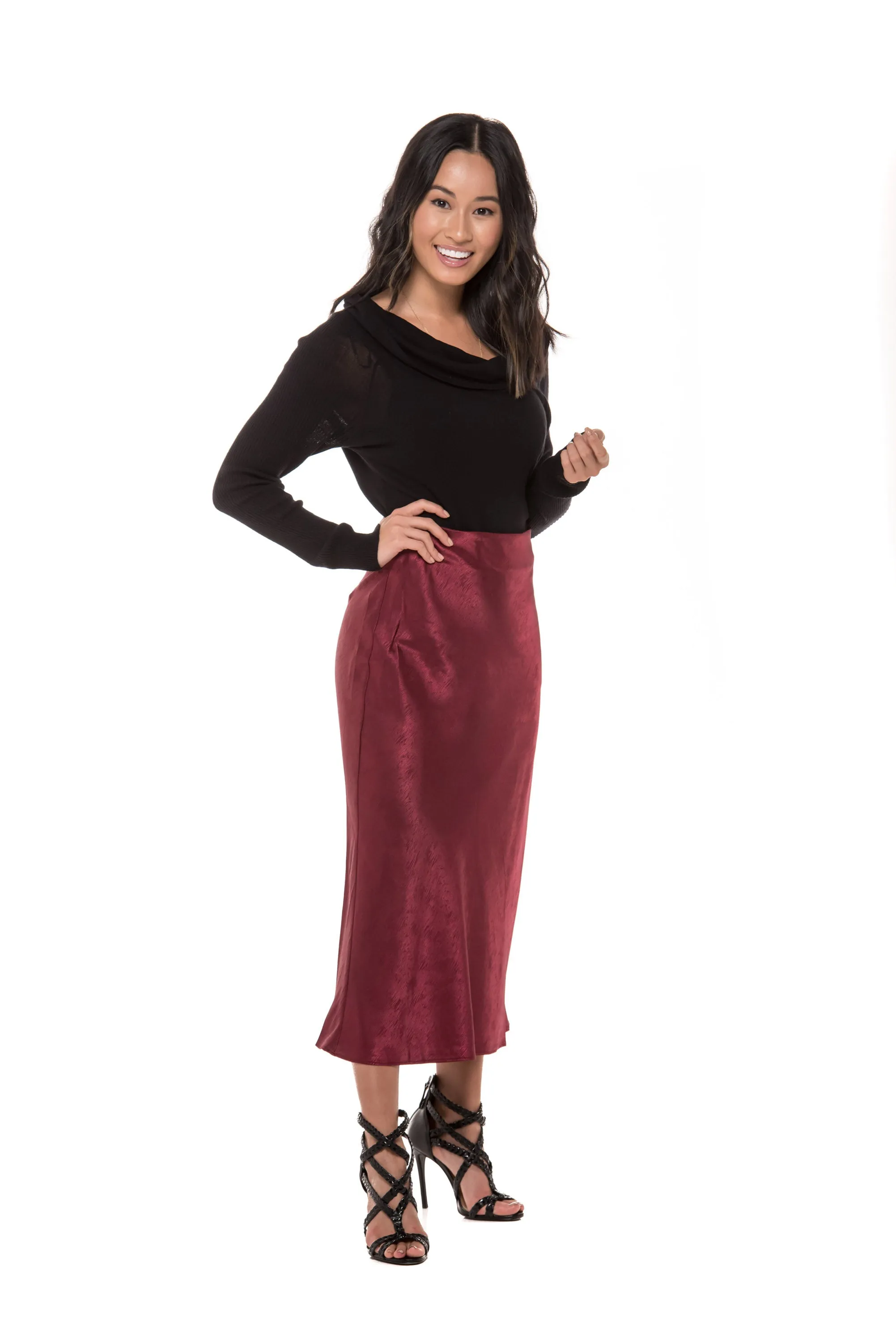 Serina Satin Skirt