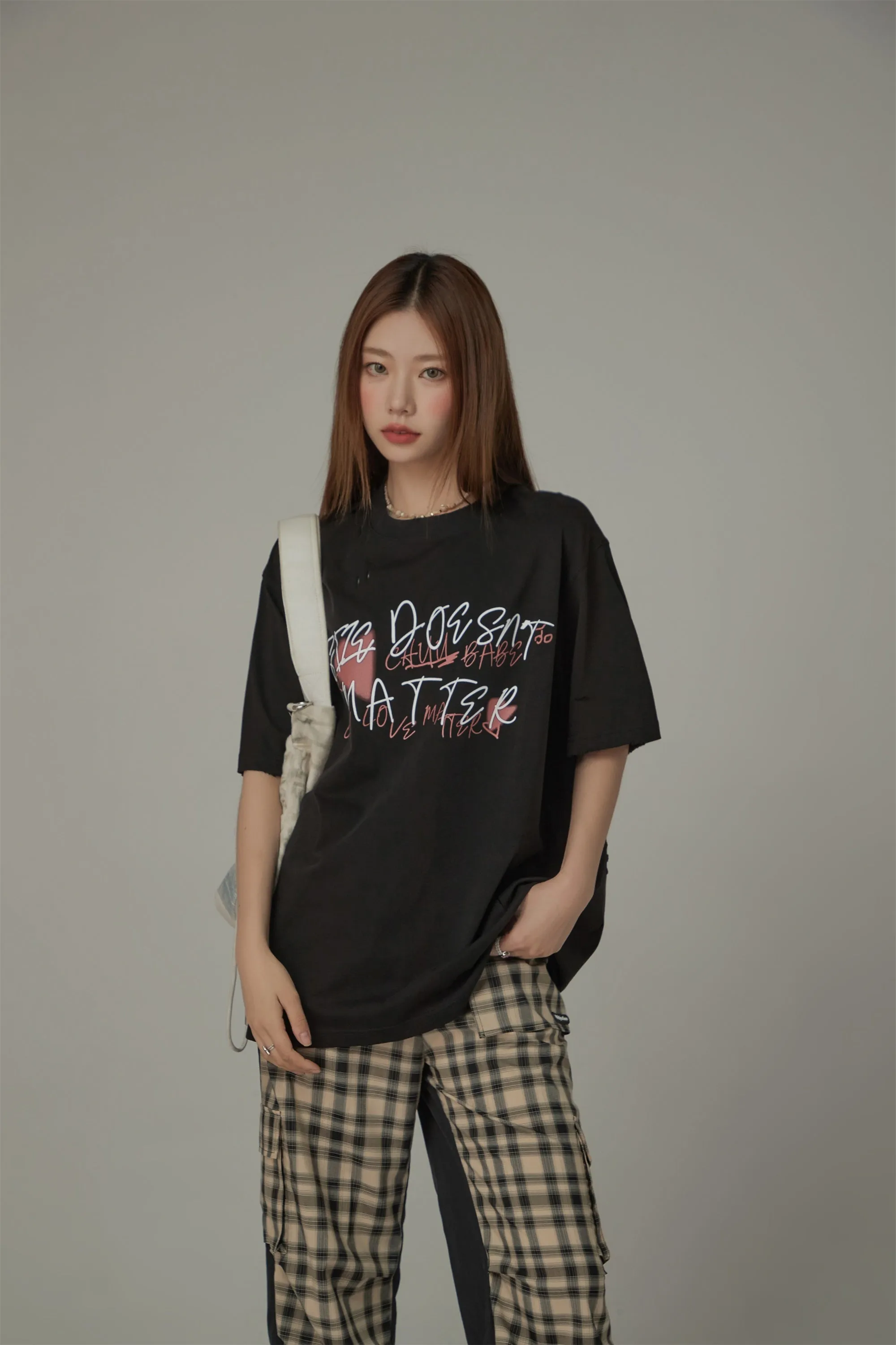 Size Doesnt Matter Cotton Loose-Fitting T-Shirt