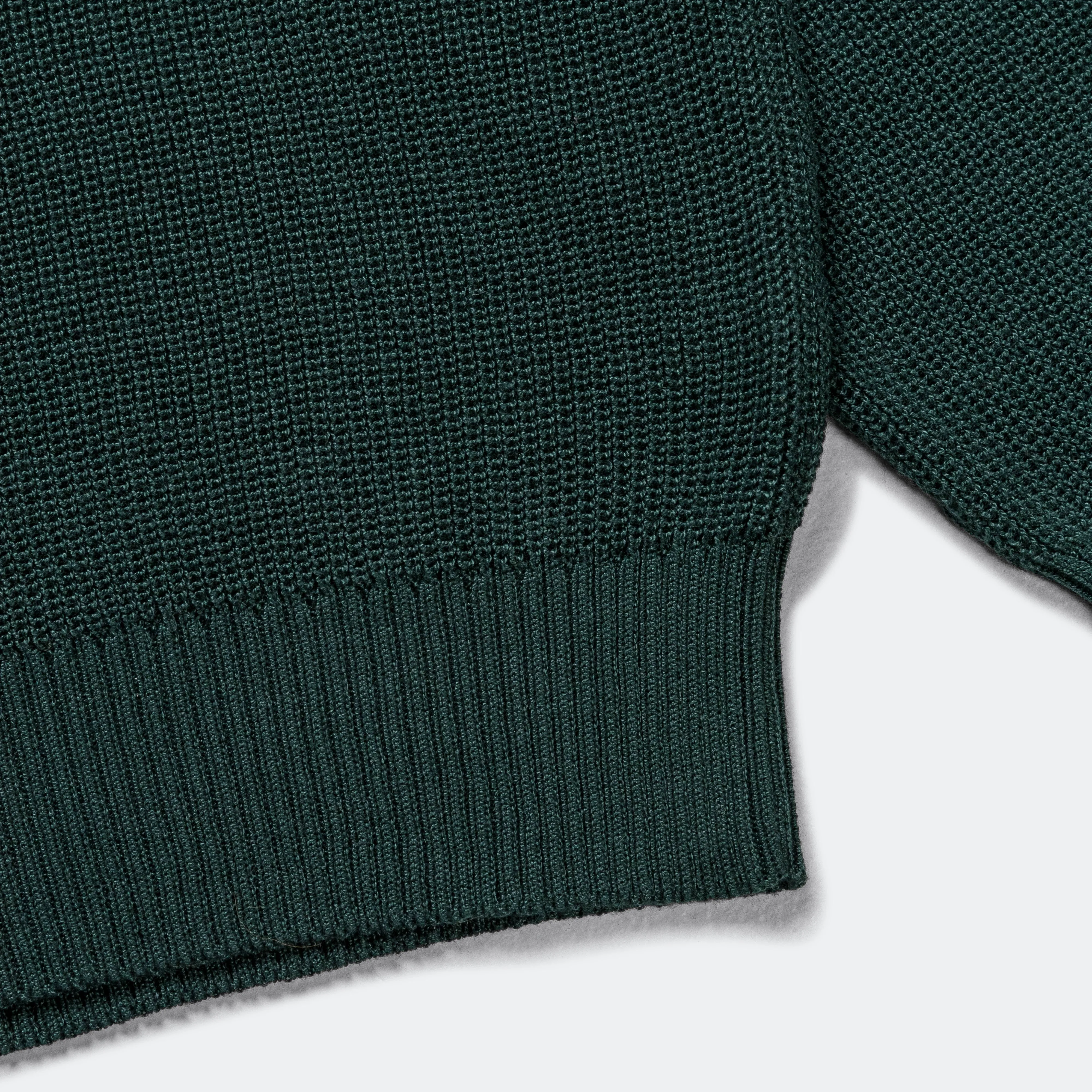 Slouchy LS Polo - Green