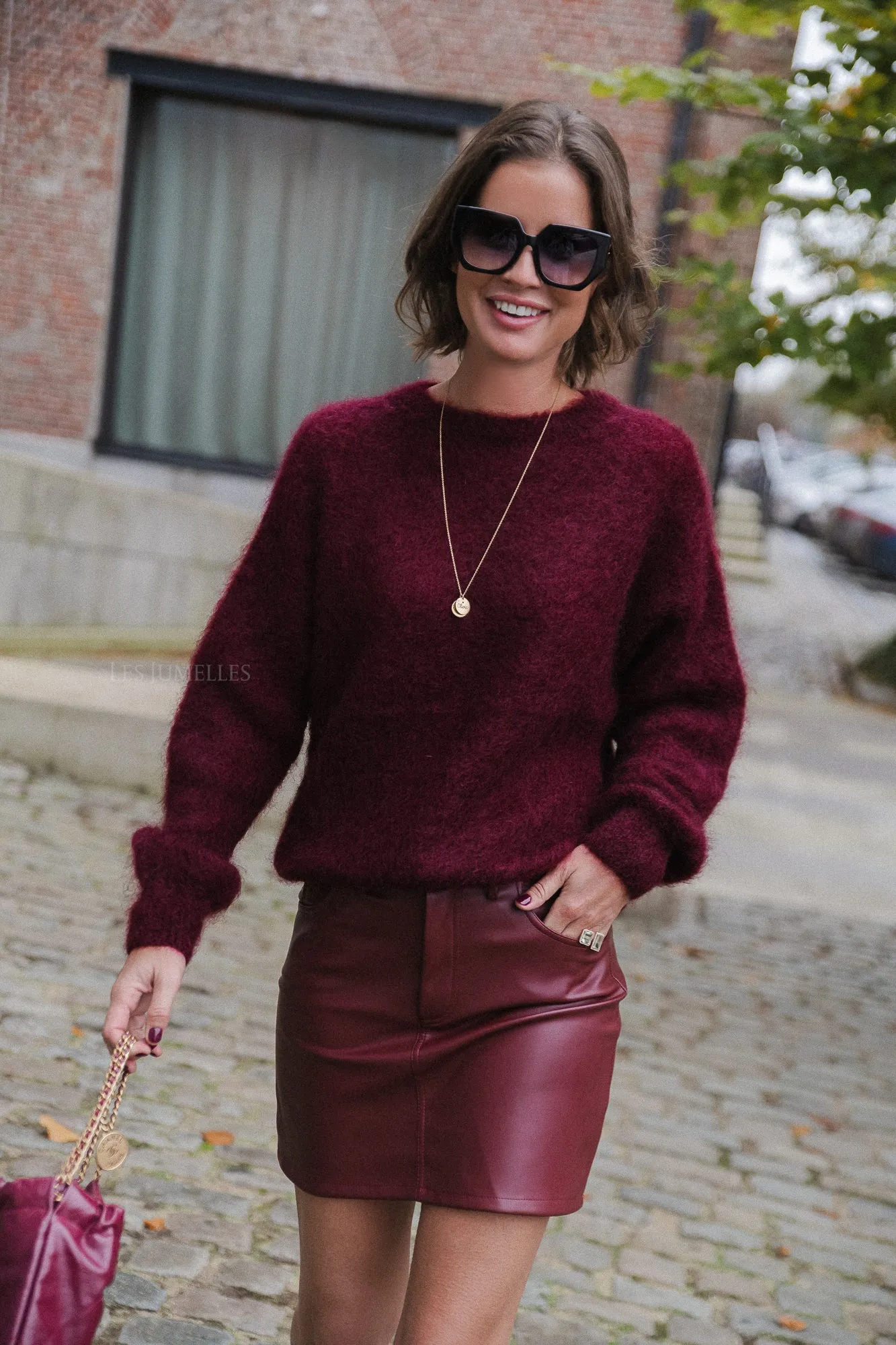 Susan skirt burgundy