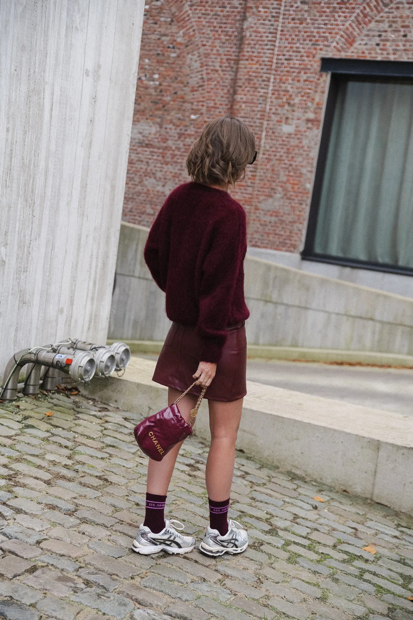 Susan skirt burgundy