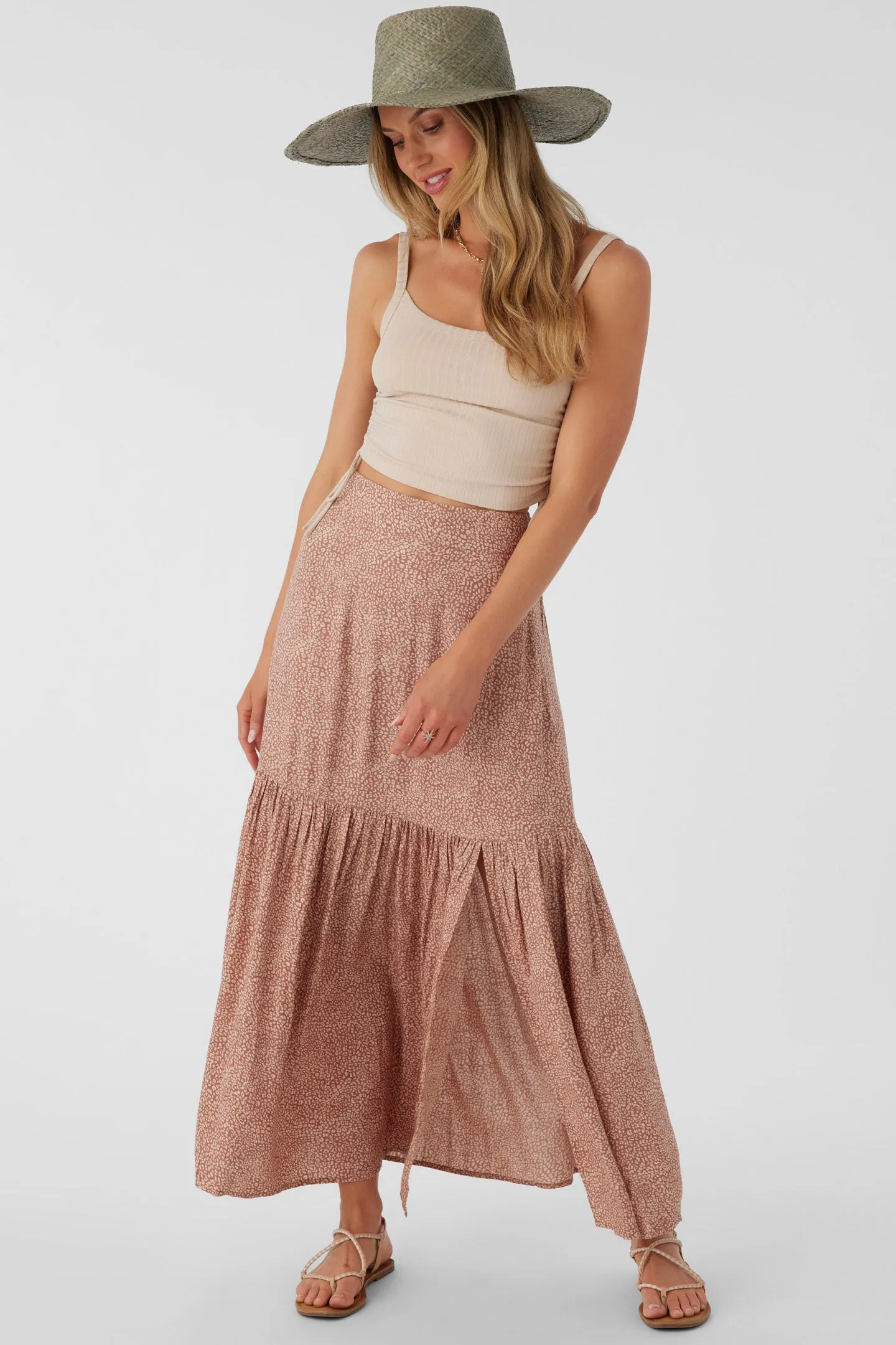 TINSLIE LORDES ANIMAL MAXI SKIRT