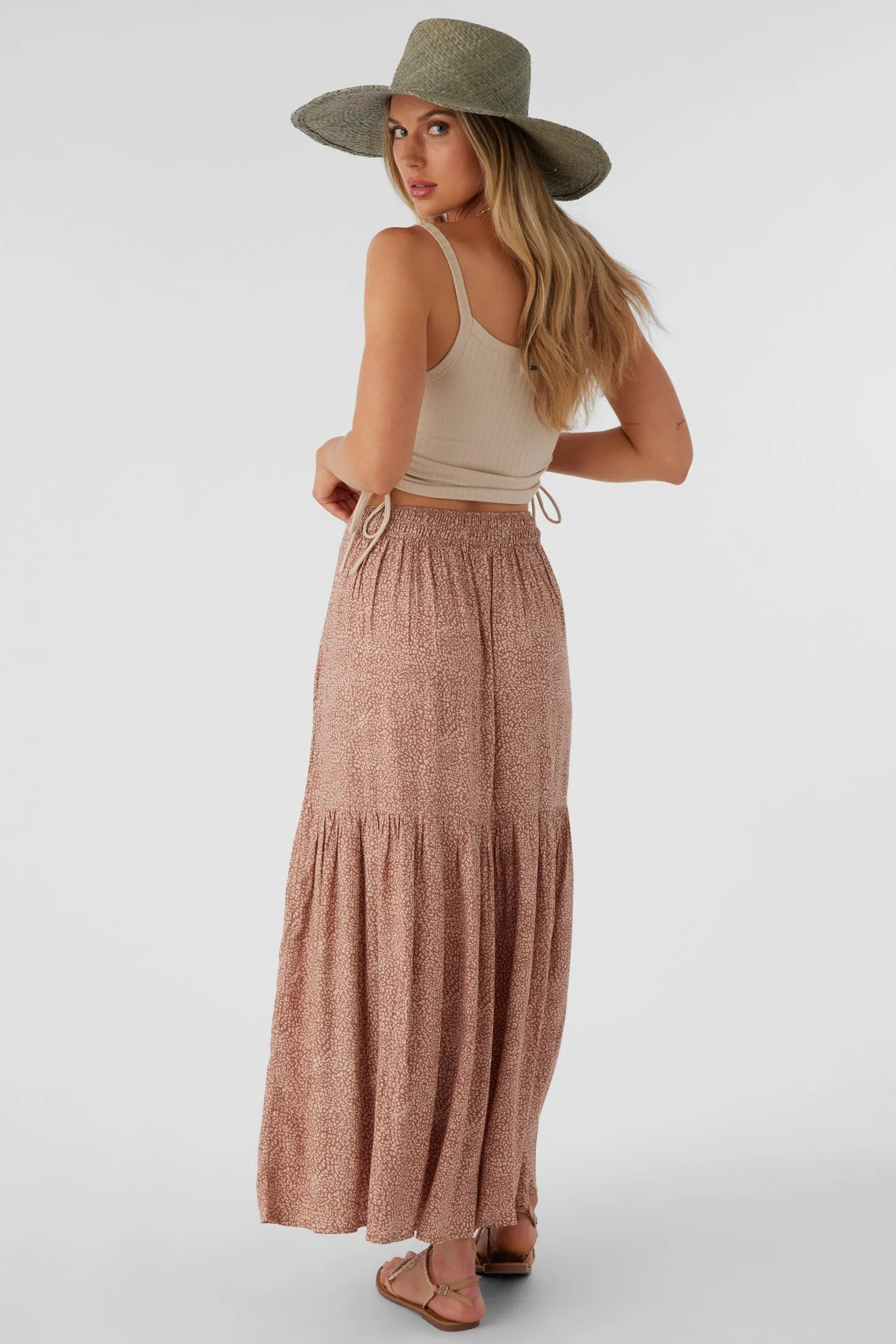 TINSLIE LORDES ANIMAL MAXI SKIRT