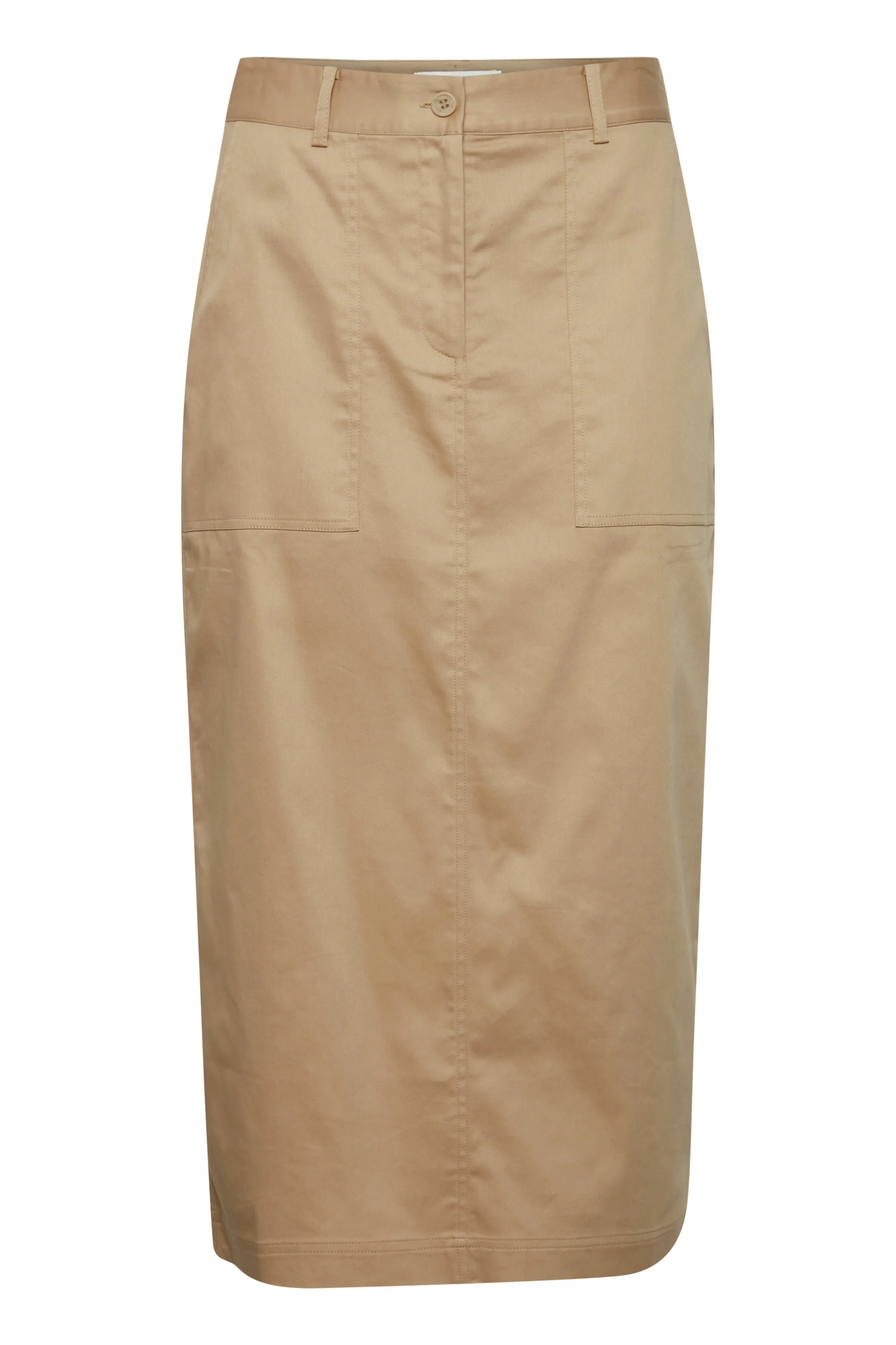 VARGA HIGH WAISTED MIDI SKIRT (CORNSTALK)